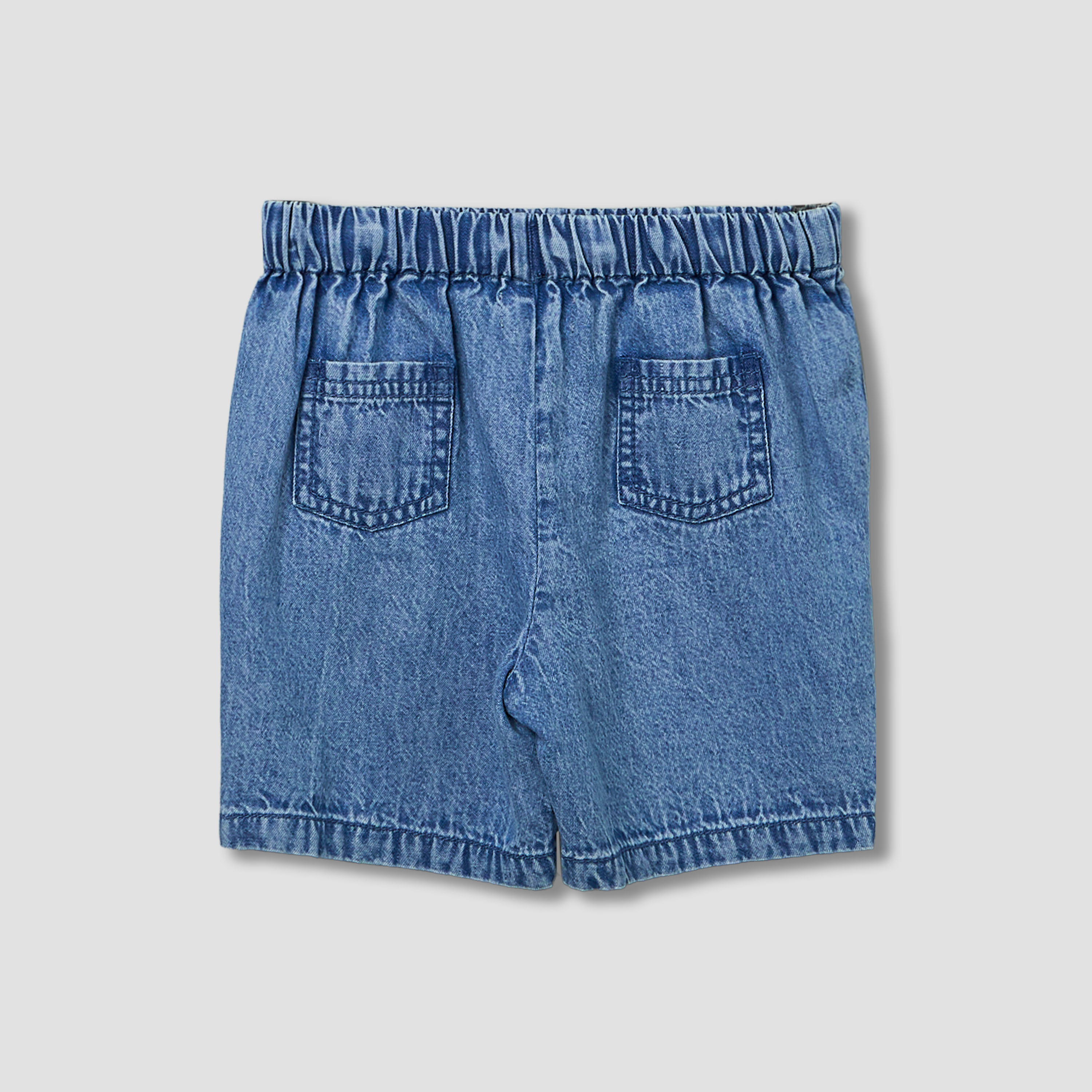 Lee Cooper Collared Short Sleeves Denim Shirt and Shorts Set-baby-boys-clothing-setsandcoords-image-6