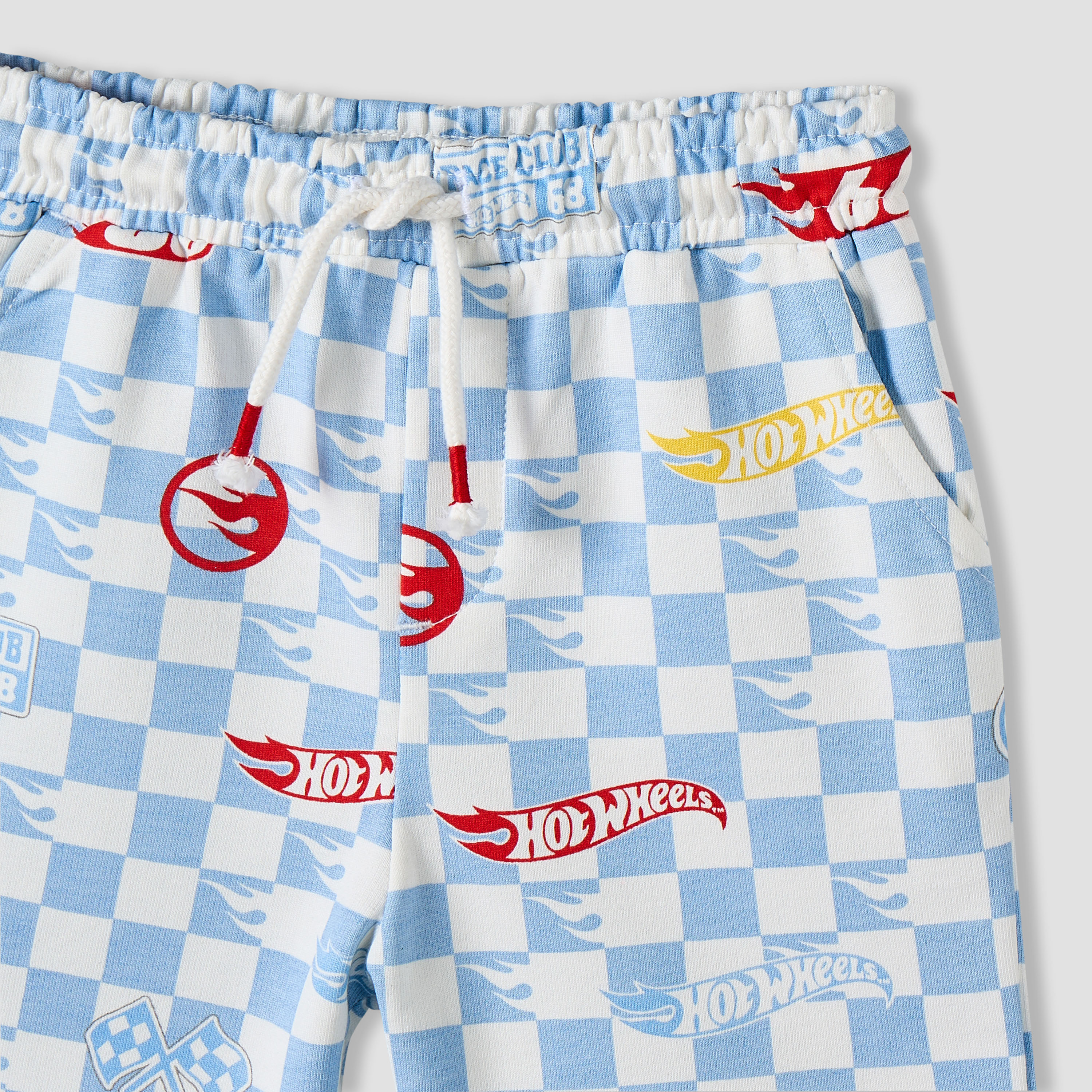 Crew Neck T-shirt and Shorts Set with Hot Wheels Print-baby-boys-clothing-setsandcoords-image-6