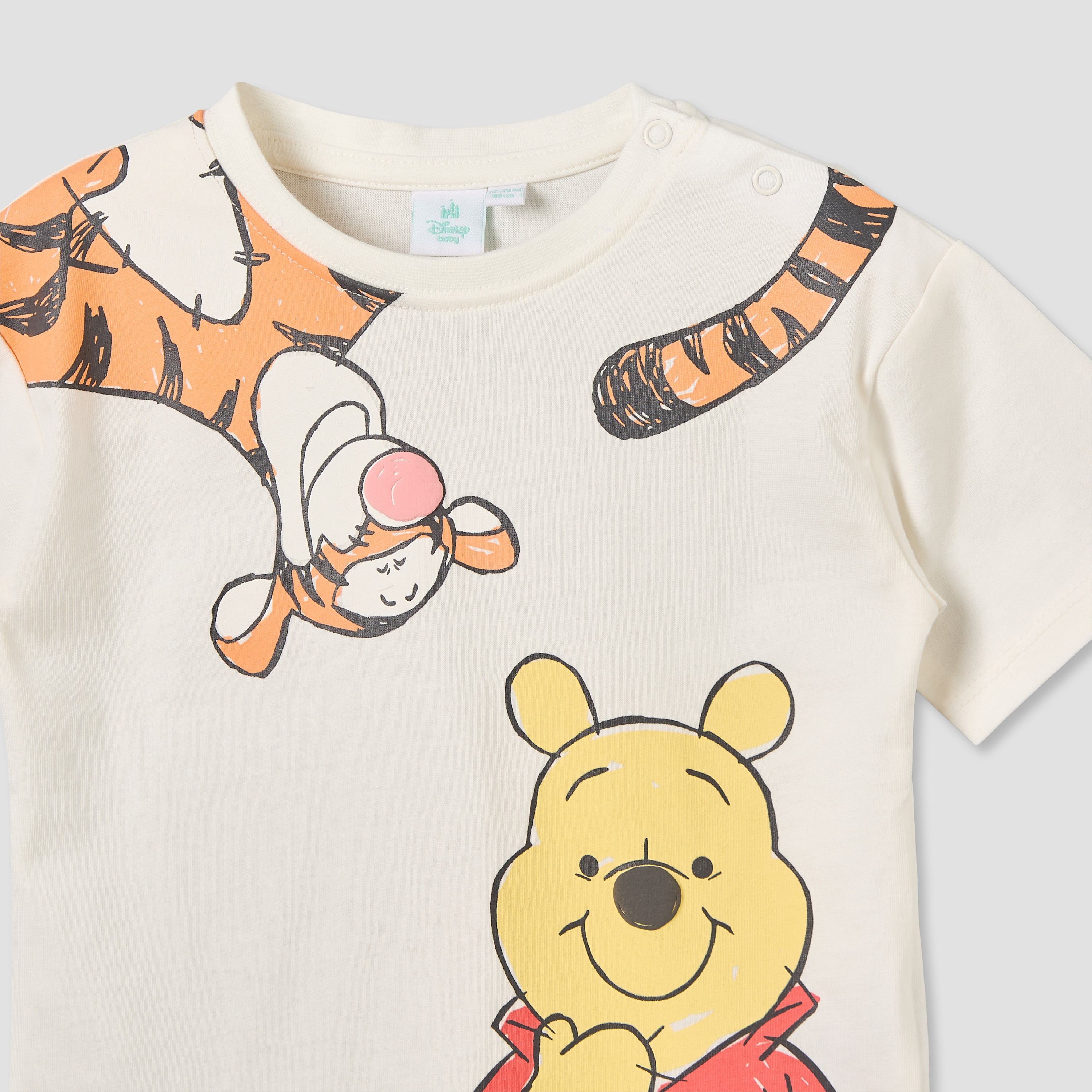 Disney Crew Neck Short Sleeves T-shirt with Winnie the Pooh Print-baby-boys-clothing-tshirtsandpolos-image-4