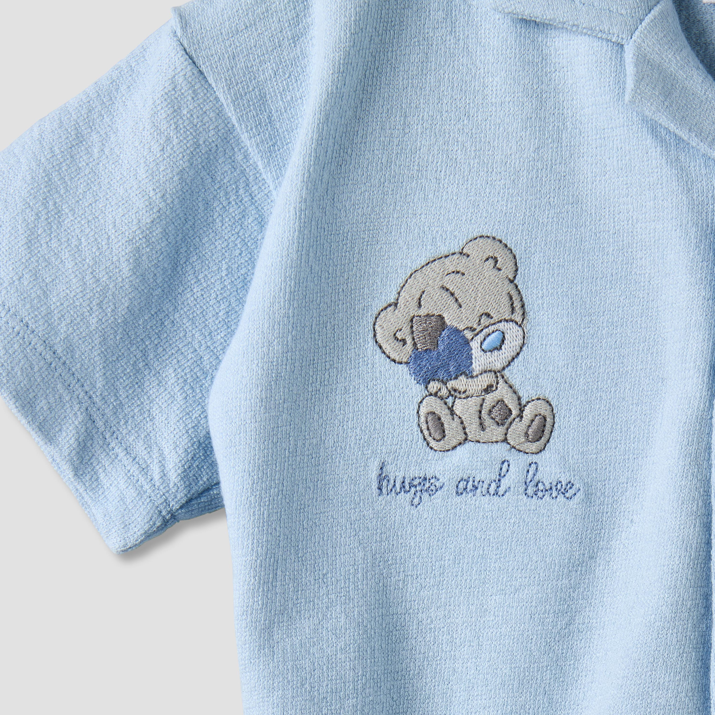 طقم شورت وقميص بياقة عادية وأكمام قصيرة وتطريزات من كارت بلانش-baby-boys-clothing-setsandcoords-image-5