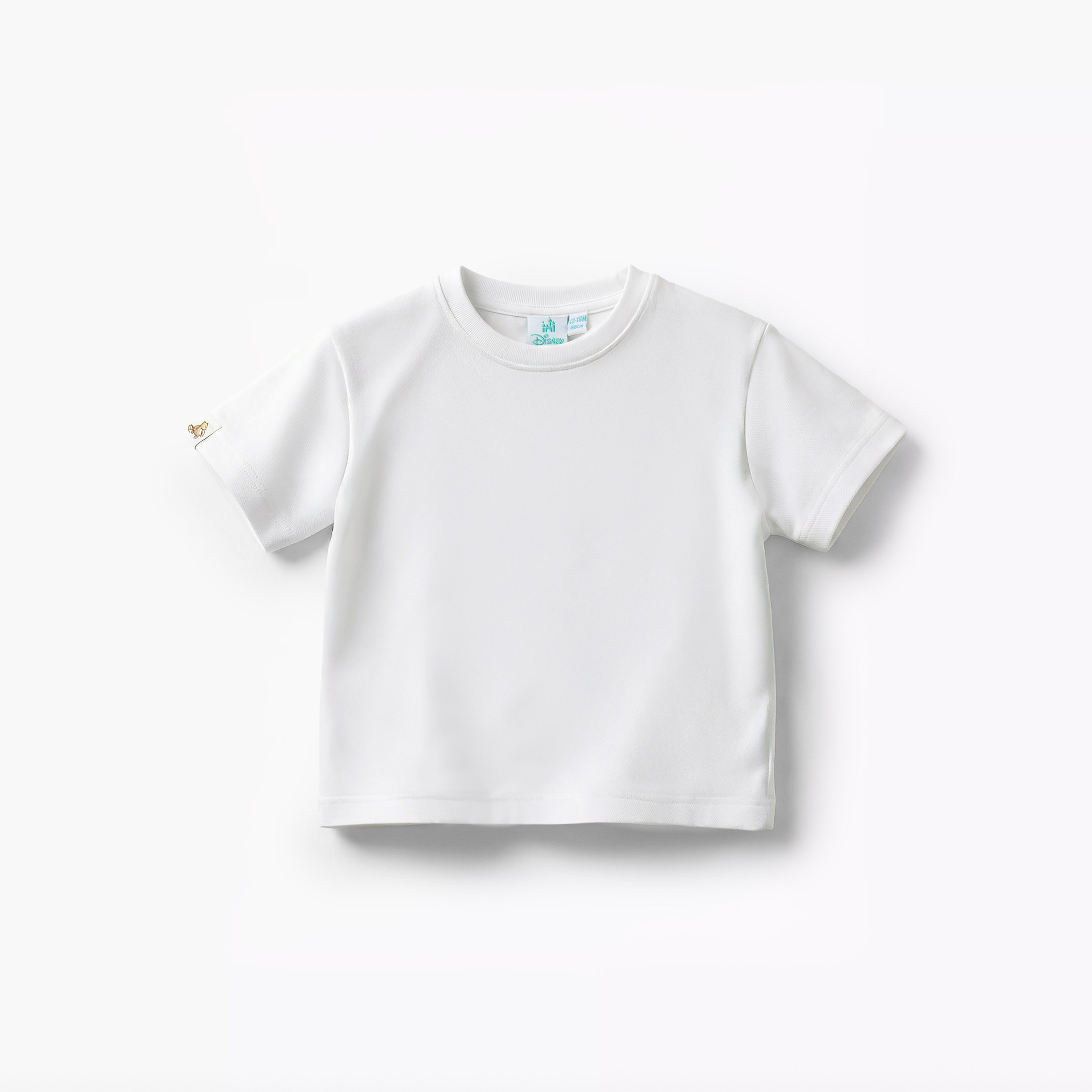 Disney Crew Neck Short Sleeves T-shirt and Dungaree Set with Winnie the Pooh Applique-baby-boys-clothing-setsandcoords-image-4