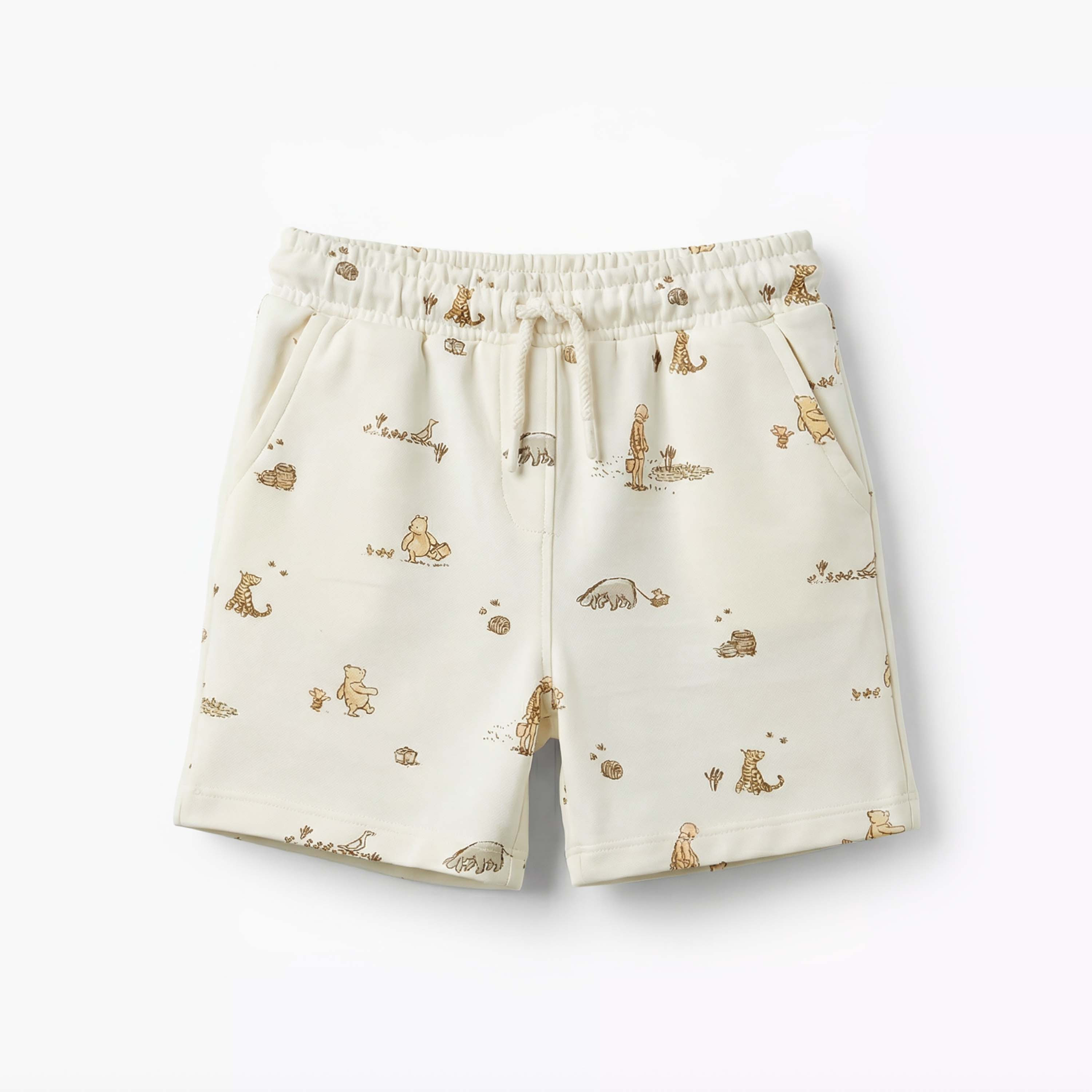 Disney Collared Short Sleeves Polo T-shirt and Shorts Set with Winnie the Pooh Print-baby-boys-clothing-setsandcoords-image-4