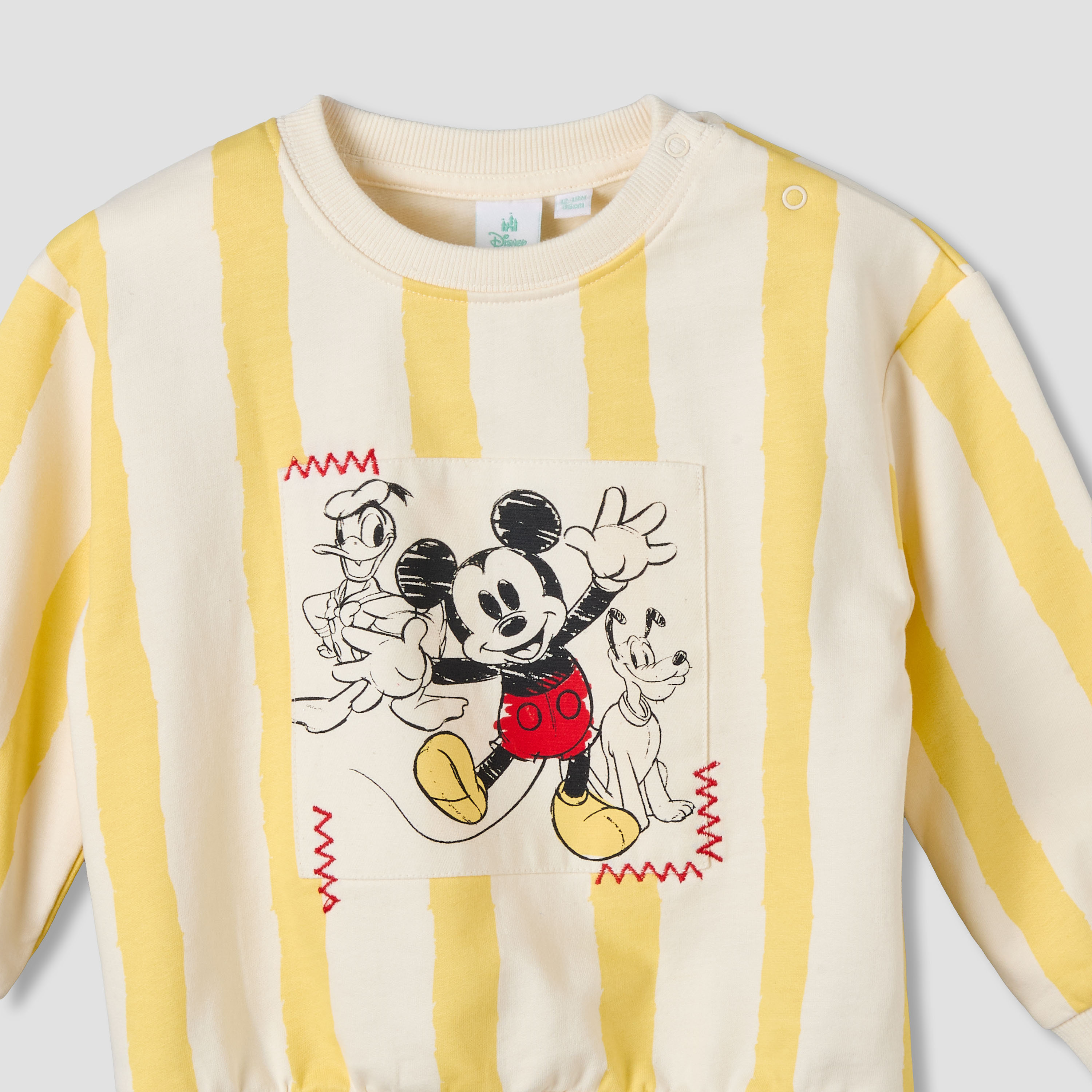 Disney Crew Neck Long Sleeves Sweatshirt and Pants Set with Mickey Mouse Print-baby-boys-clothing-winterwear-setsandcoords-image-7