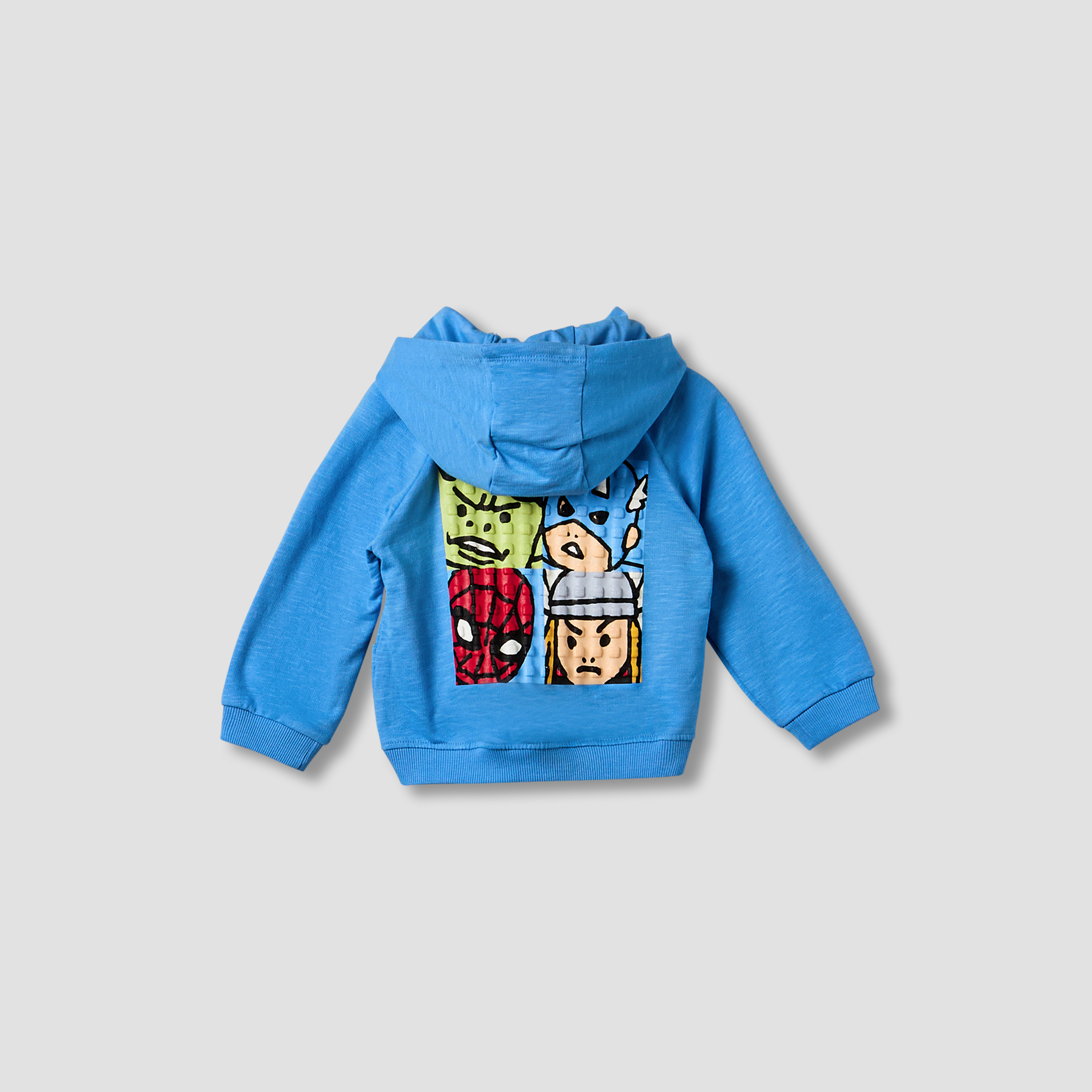 طقم سويت شيرت بقبعة وبنطلون رياضي بطبعات أفنجرز-baby-boys-clothing-setsandcoords-image-4