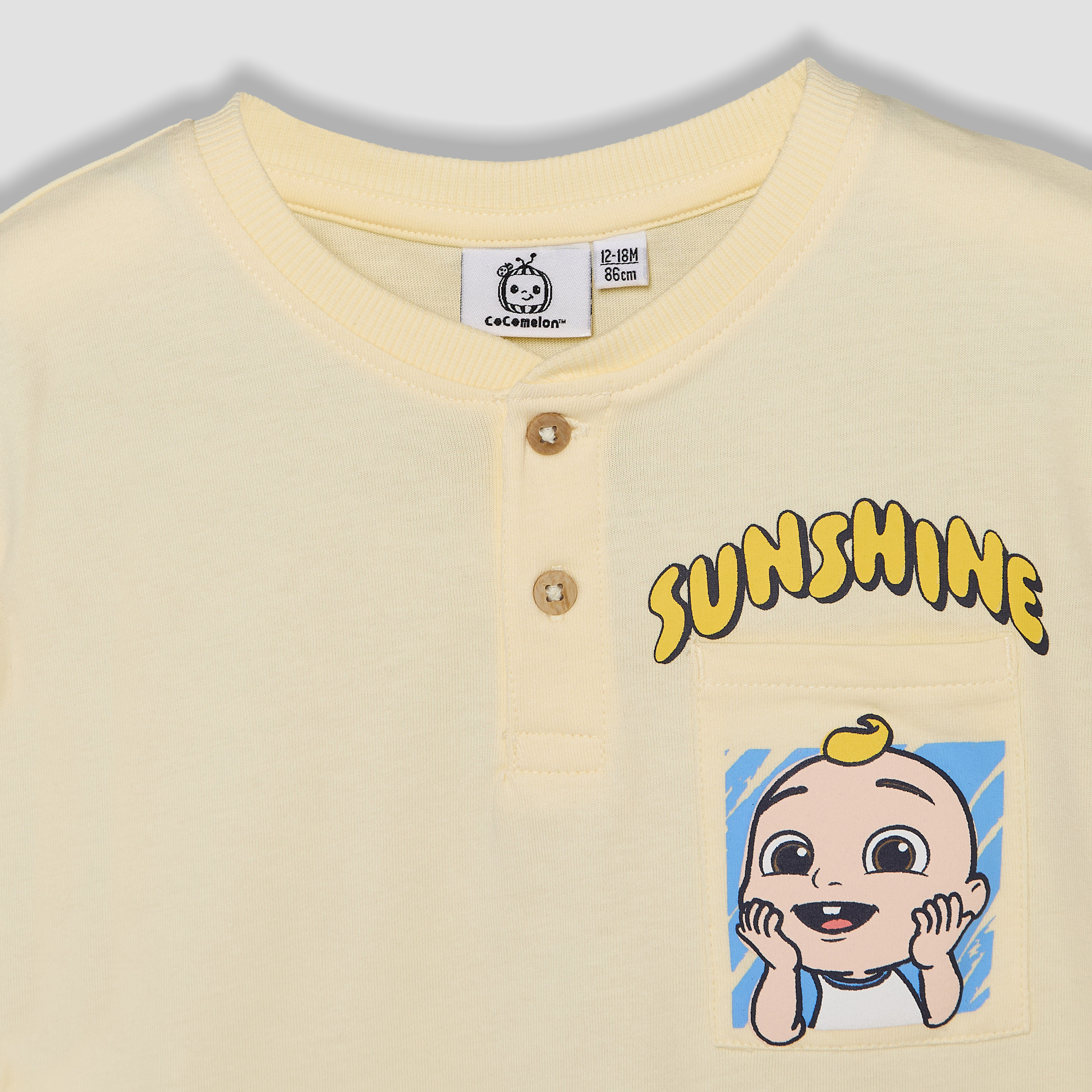طقم شورت وتيشيرت برقبة ضيقة وأكمام قصيرة وطبعات من مون باج-baby-boys-clothing-setsandcoords-image-8