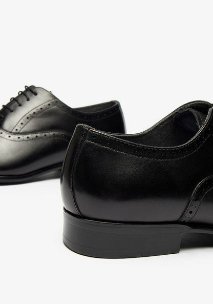 Duchini Men's Solid Oxford Shoes