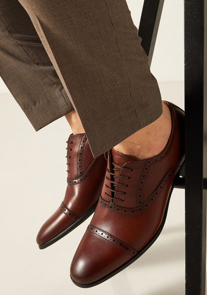 Duchini Men's Solid Oxford Shoes-Men%27s Formal Shoes-image-0