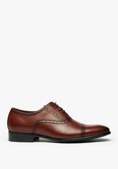 Duchini Men's Solid Oxford Shoes-Men%27s Formal Shoes-image-1