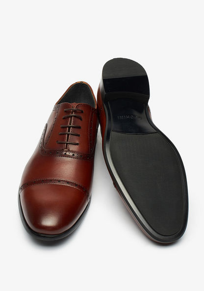 Duchini Men's Solid Oxford Shoes-Men%27s Formal Shoes-image-2