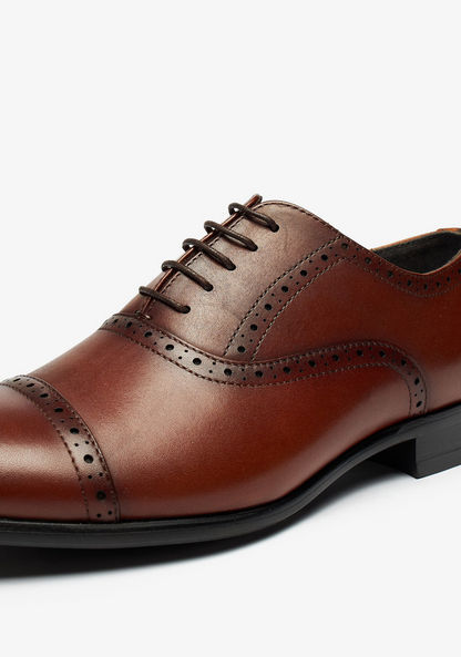 Duchini Men's Solid Oxford Shoes-Men%27s Formal Shoes-image-5