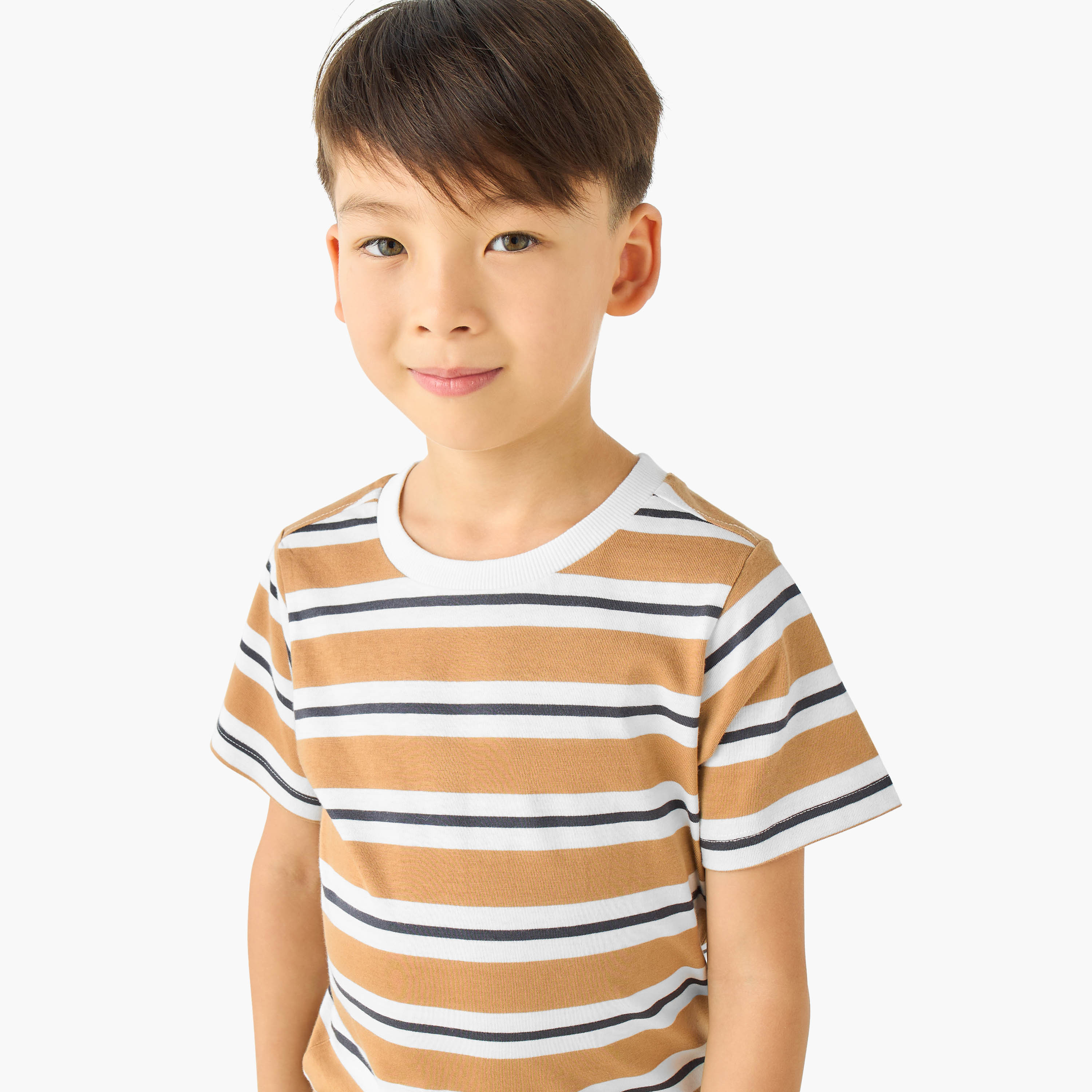 Pack of 2 Juniors Crew Neck Short Sleeves T-shirt with Assorted Print-boys-clothing-tshirtsandpolos-image-5