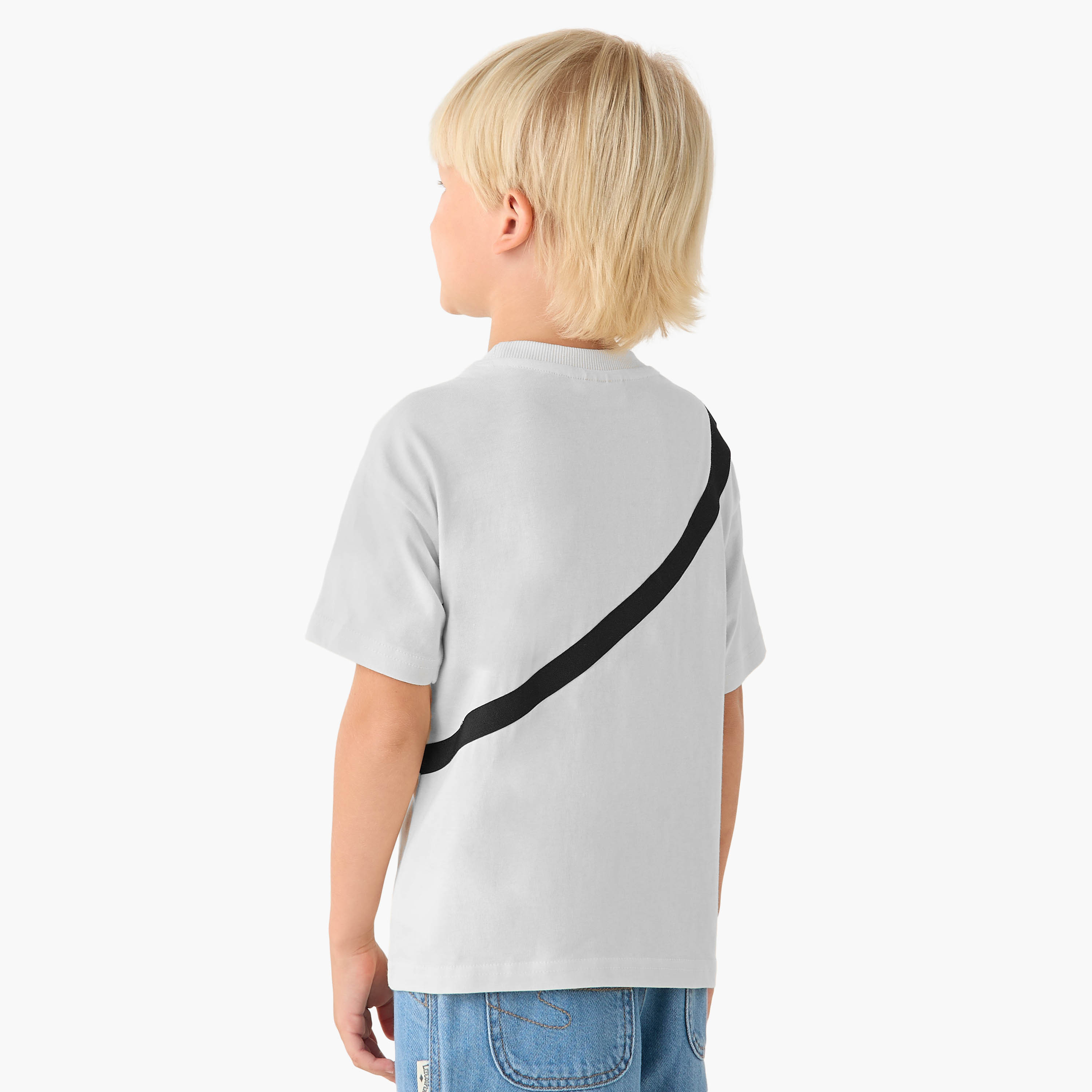 Juniors Crew Neck Short Sleeves T-shirt with Pouch Applique-boys-clothing-tshirtsandpolos-image-3