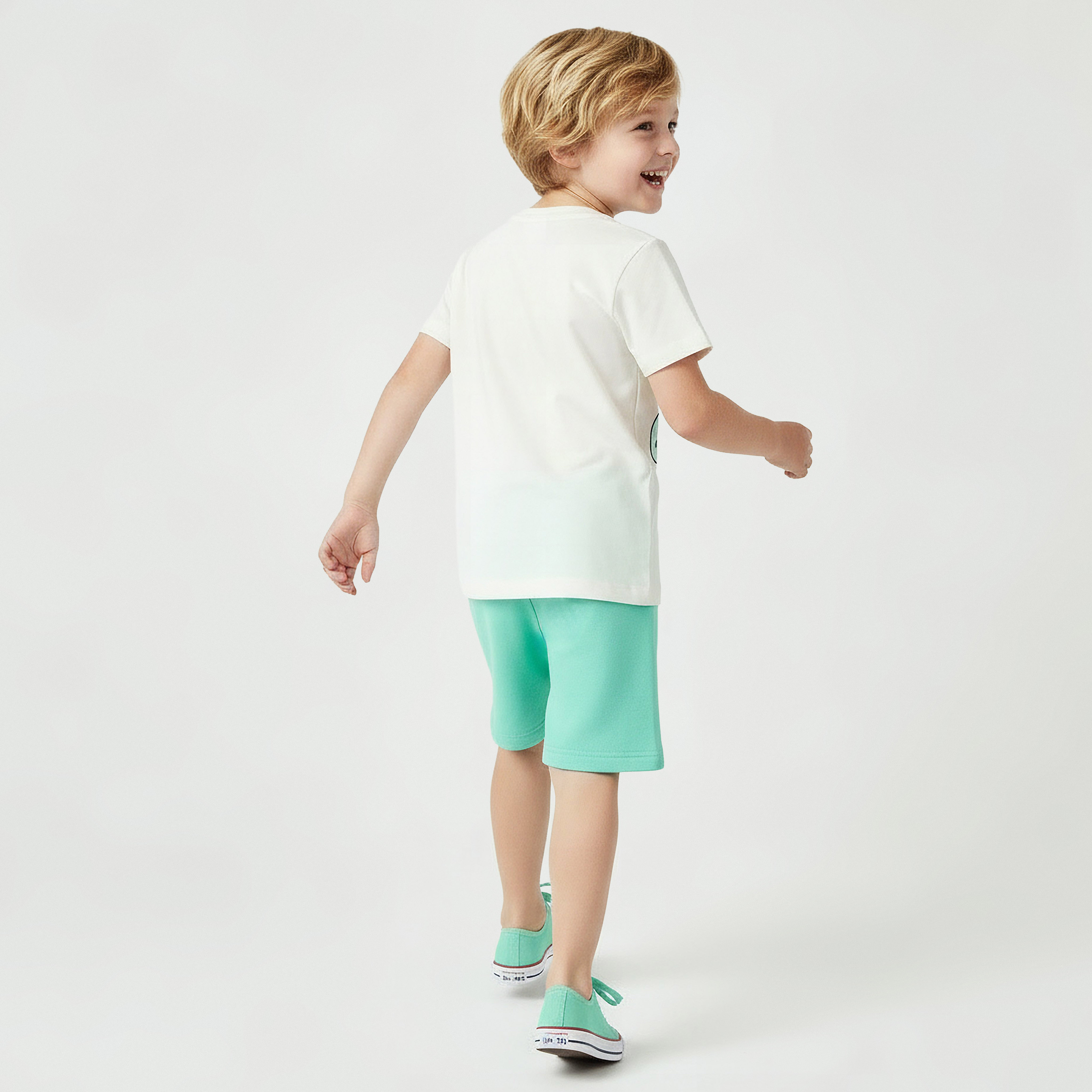 Juniors Crew Neck Short Sleeves T-shirt with Bear Skateboard Print-boys-clothing-tshirtsandpolos-image-2