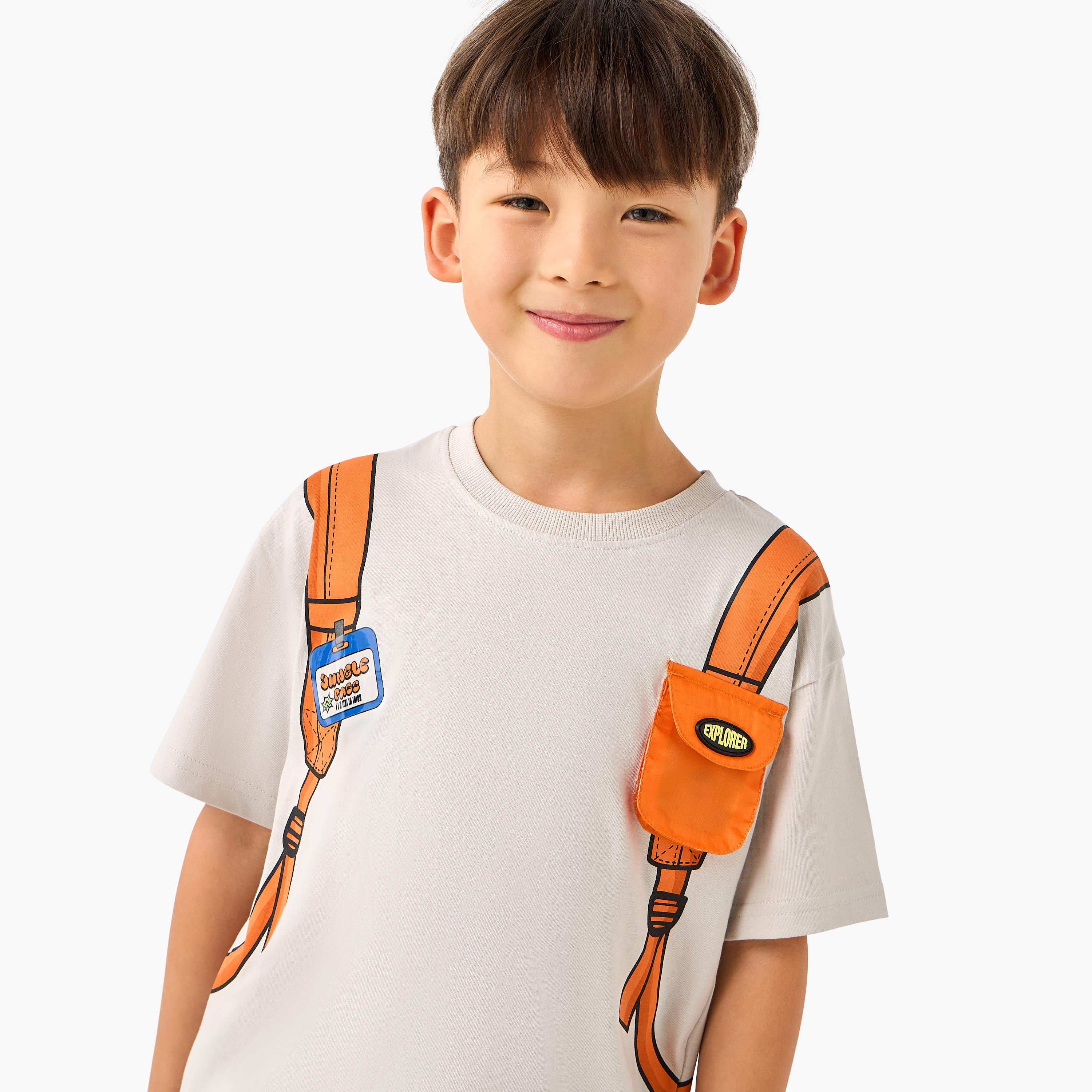 Juniors Crew Neck Short Sleeve T-shirt with Backpack Print-boys-clothing-tshirtsandpolos-image-4
