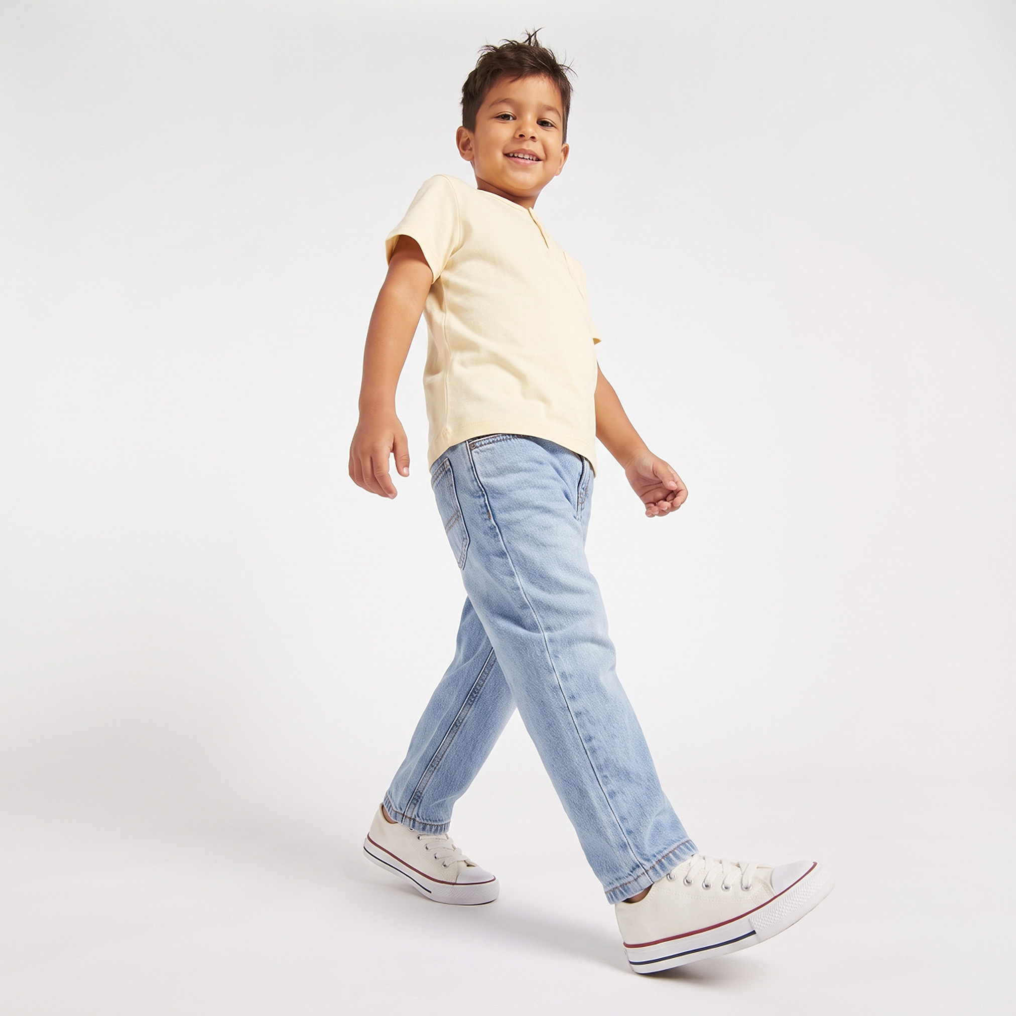 Juniors Henley Neck T-shirt with Pocket - Cotton - Short Sleeves-boys-clothing-tshirtsandpolos-image-5