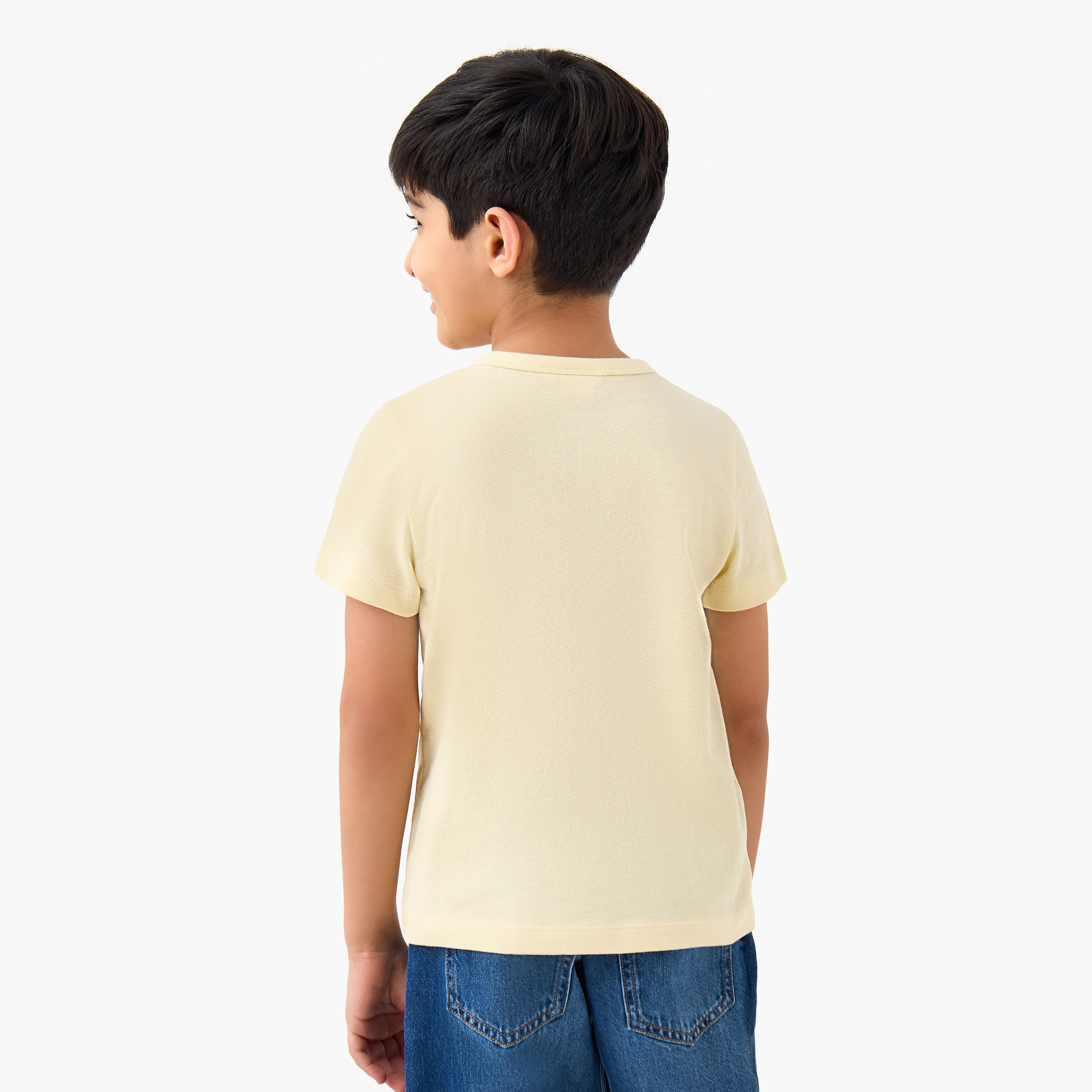 Juniors Henley Neck T-shirt with Pocket - Cotton - Short Sleeves-boys-clothing-tshirtsandpolos-image-3