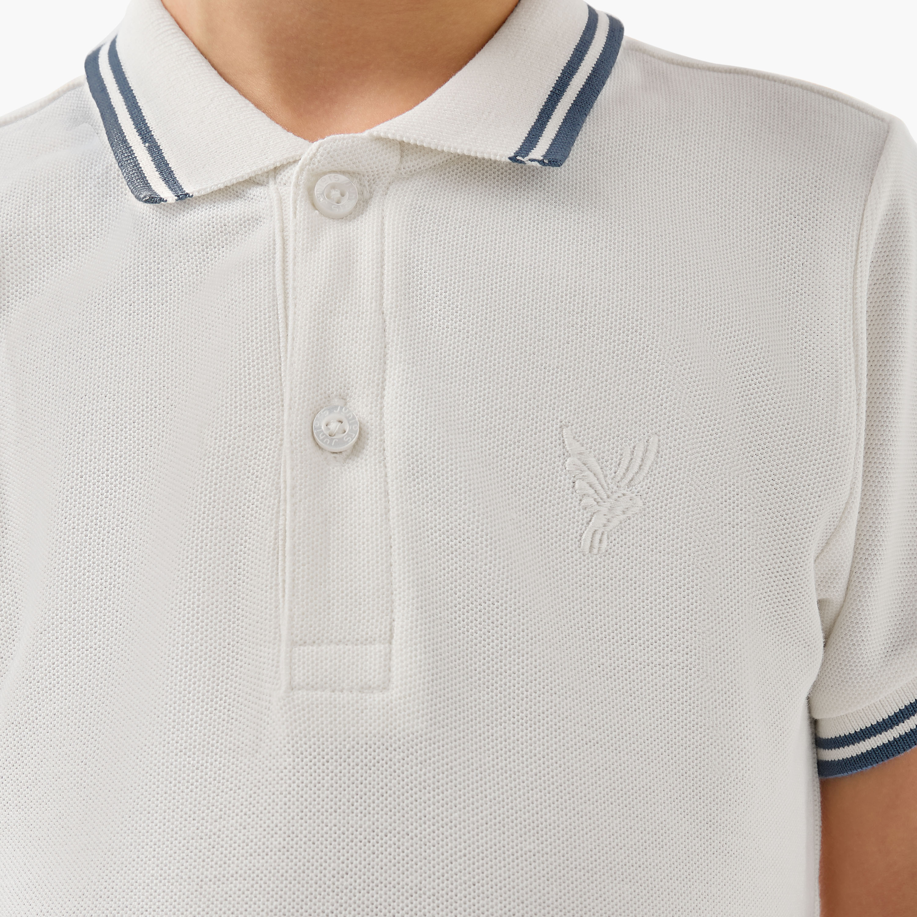 Juniors Collared Short Sleeves Polo T-shirt with Embroidery-boys-clothing-tshirtsandpolos-image-5