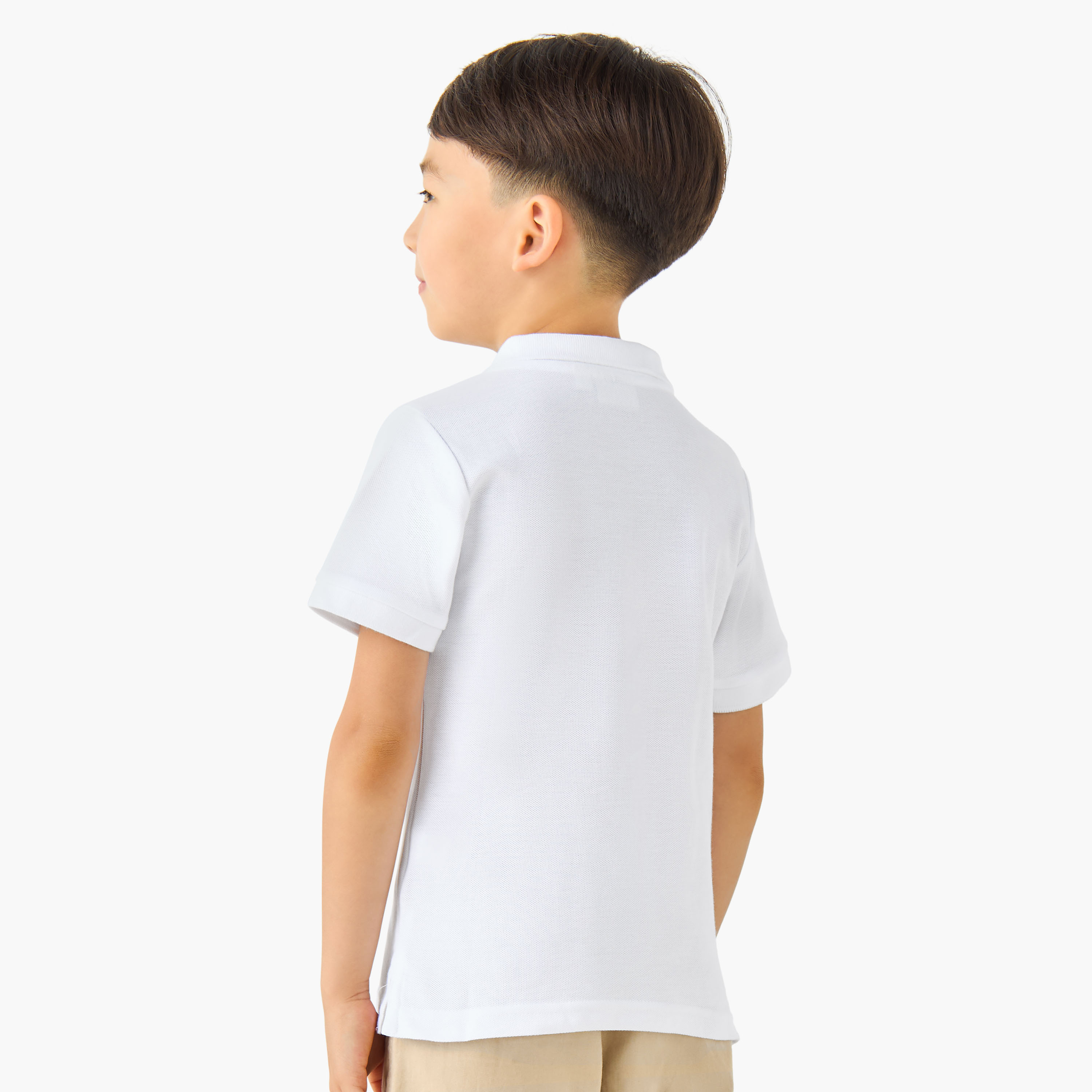 Juniors Collared Short Sleeve Polo T-shirt with Embroidery-boys-clothing-tshirtsandpolos-image-3