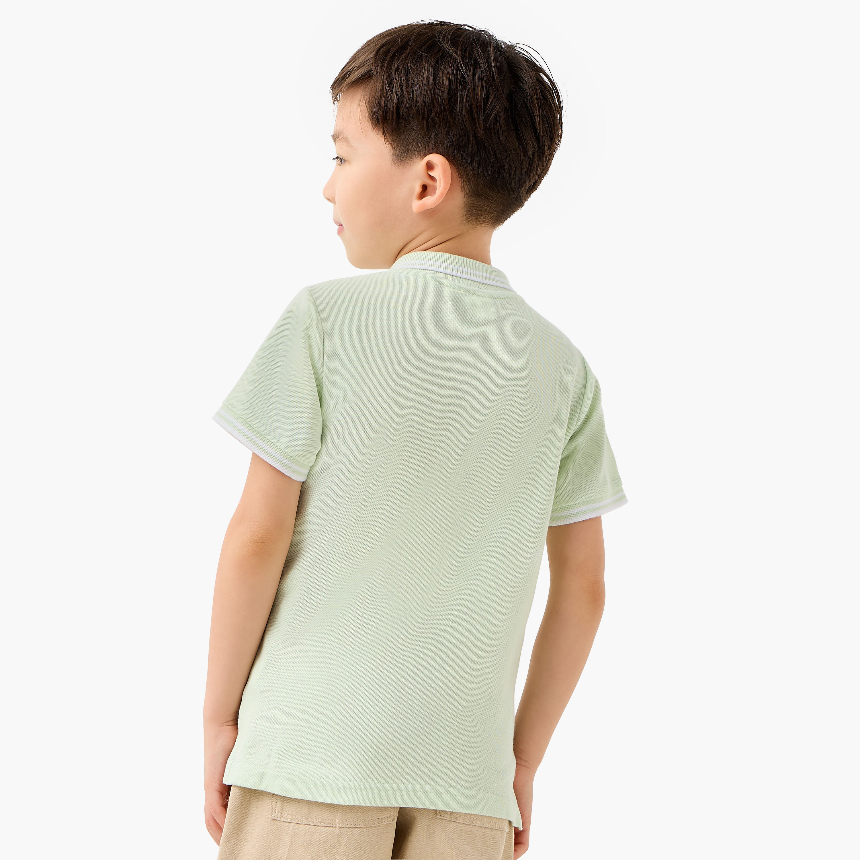 Juniors Collared Short Sleeves Polo T-shirt with Embroidery-boys-clothing-tshirtsandpolos-image-3