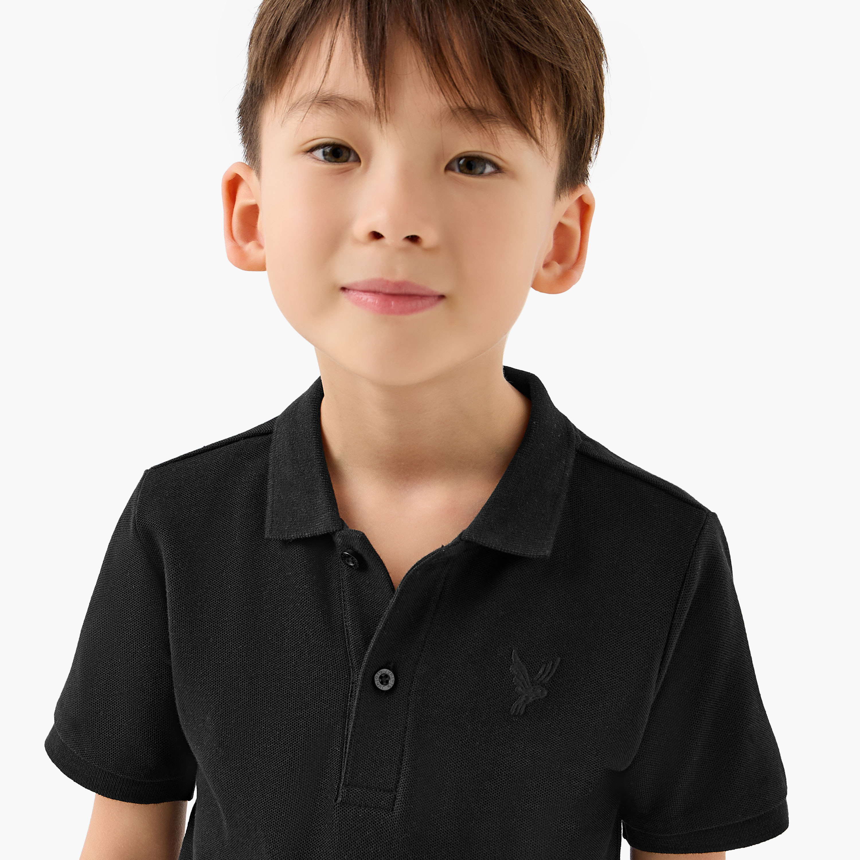 Juniors Collared Short Sleeves Polo T-shirt with Embroidery-boys-clothing-tshirtsandpolos-image-4