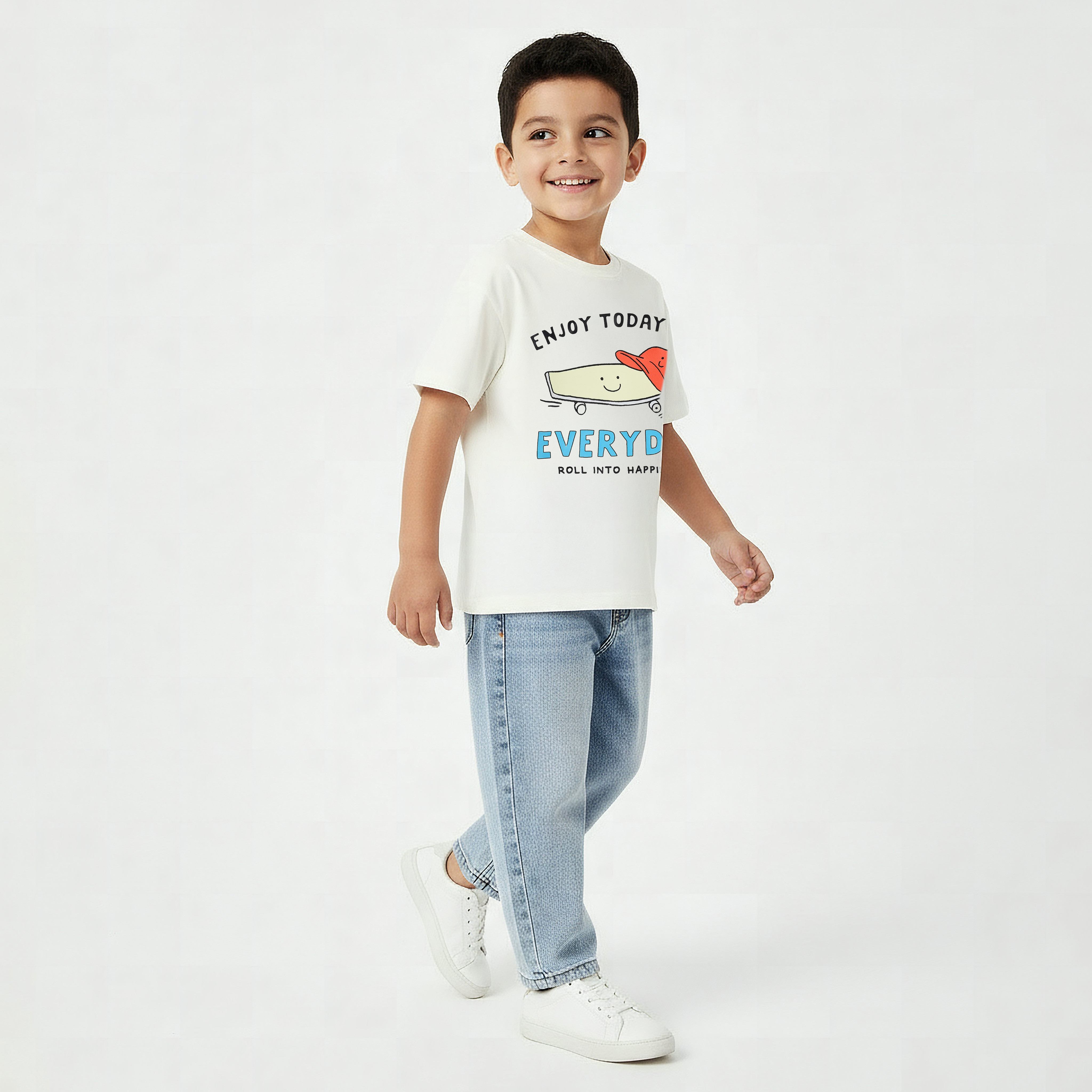 Juniors Crew Neck Short Sleeve T-shirt with Print-boys-clothing-tshirtsandpolos-image-5