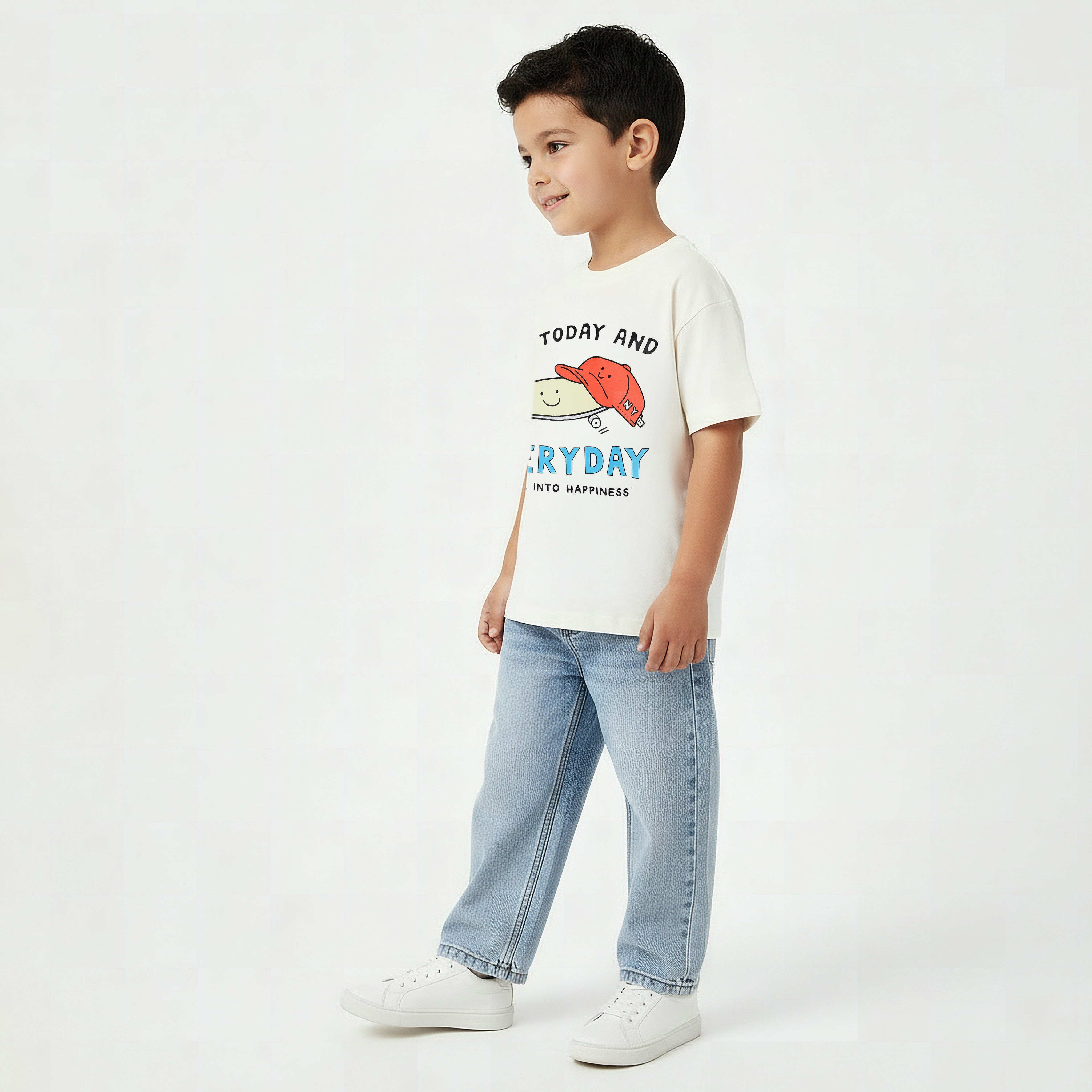 Juniors Crew Neck Short Sleeve T-shirt with Print-boys-clothing-tshirtsandpolos-image-6