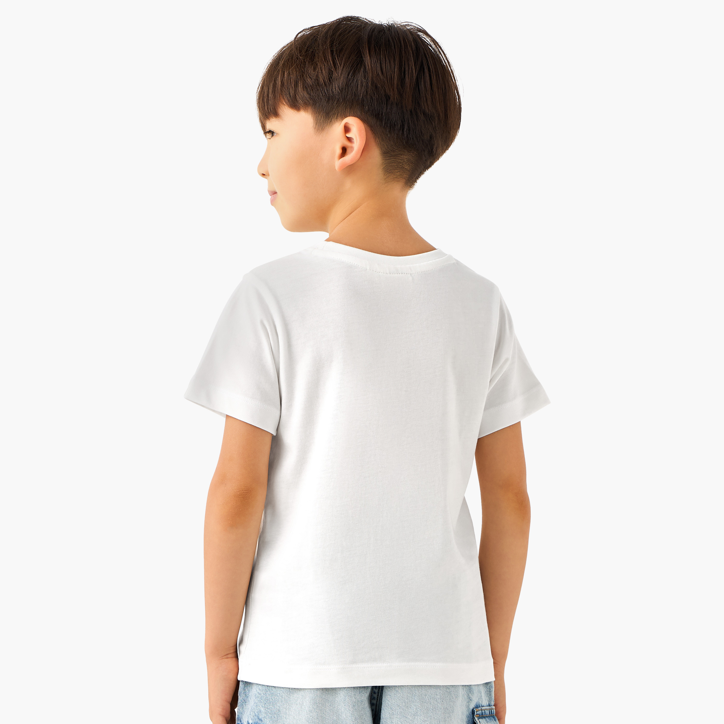 Juniors Crew Neck Short Sleeve T-shirt with Print-boys-clothing-tshirtsandpolos-image-3