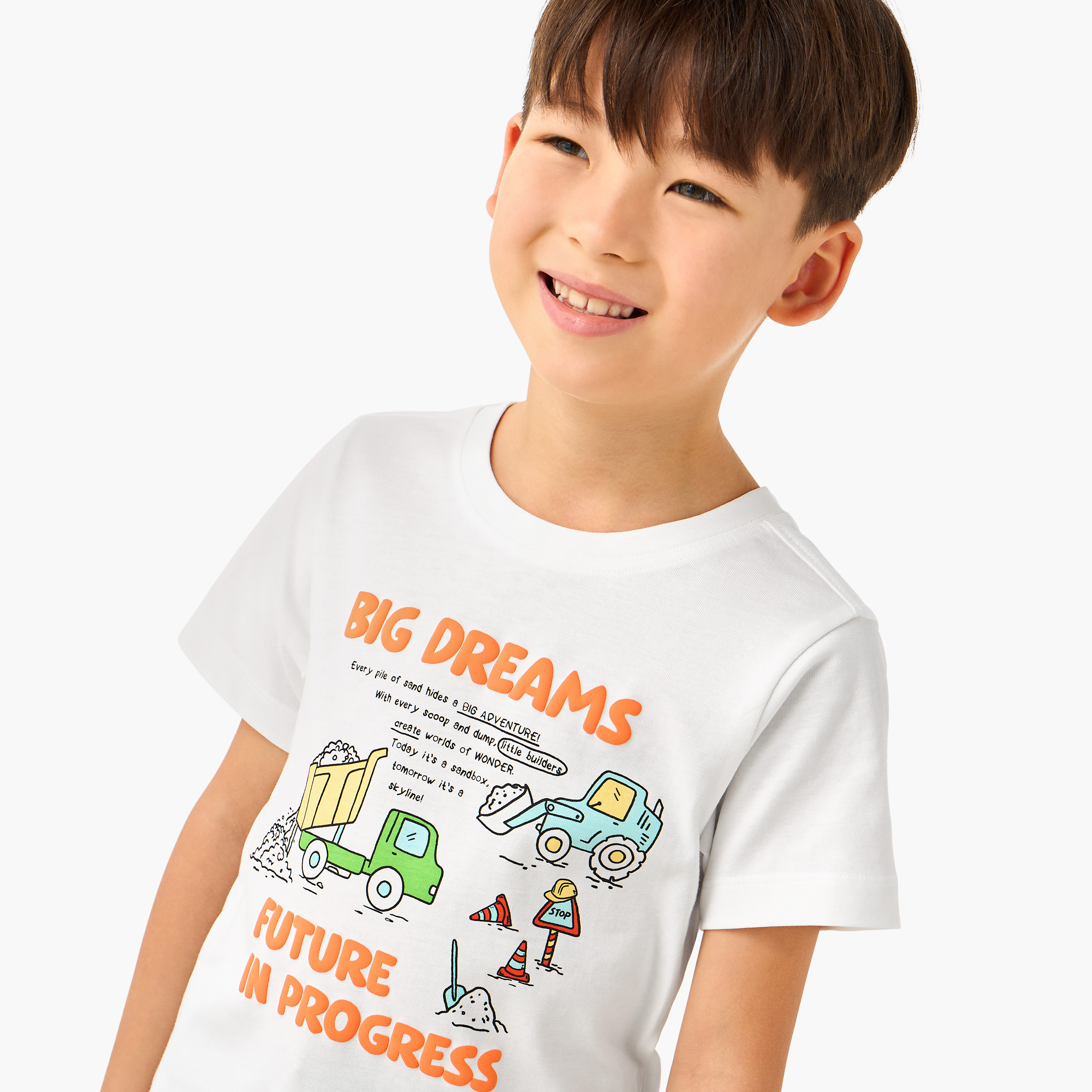 Juniors Crew Neck Short Sleeve T-shirt with Print-boys-clothing-tshirtsandpolos-image-4