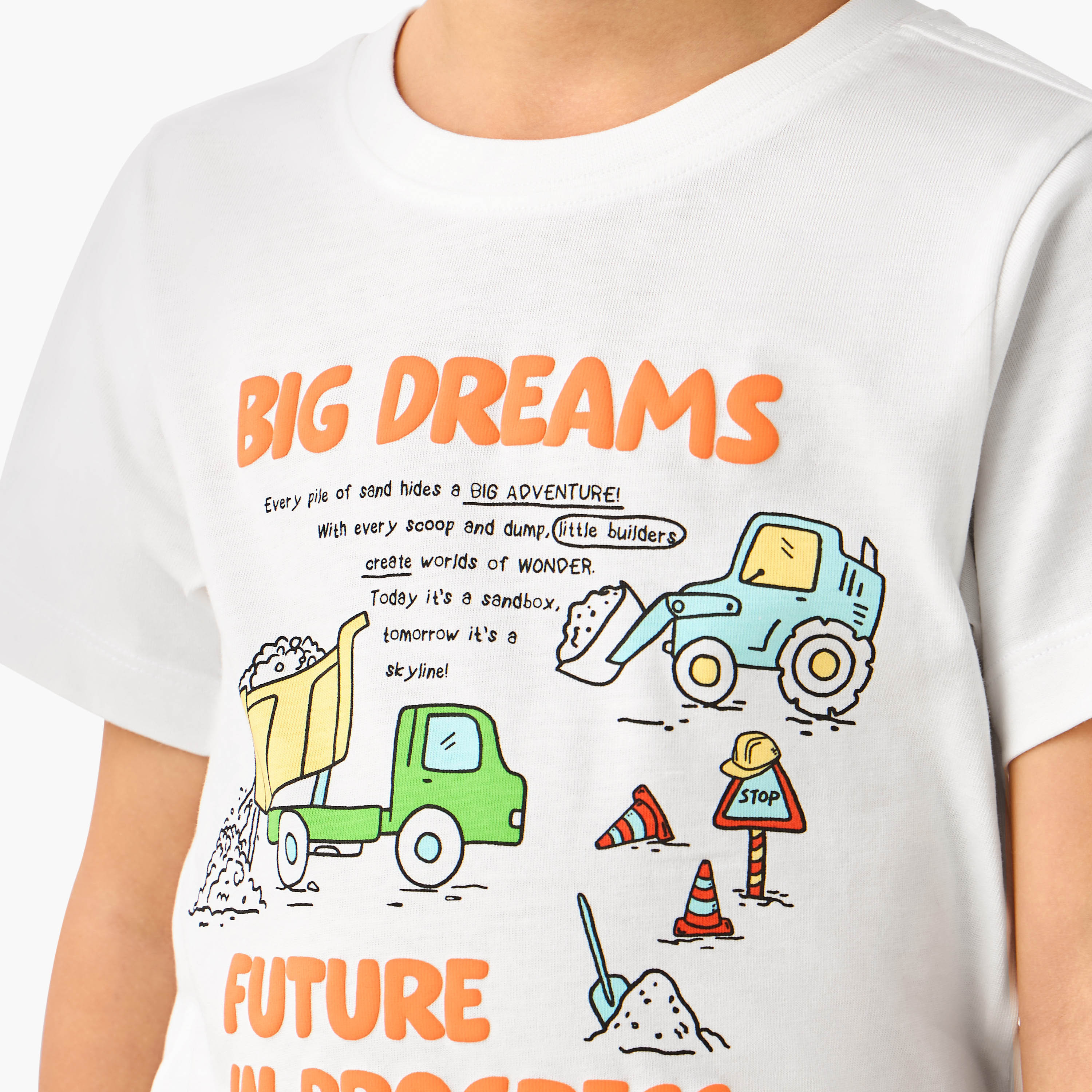 Juniors Crew Neck Short Sleeve T-shirt with Print-boys-clothing-tshirtsandpolos-image-5