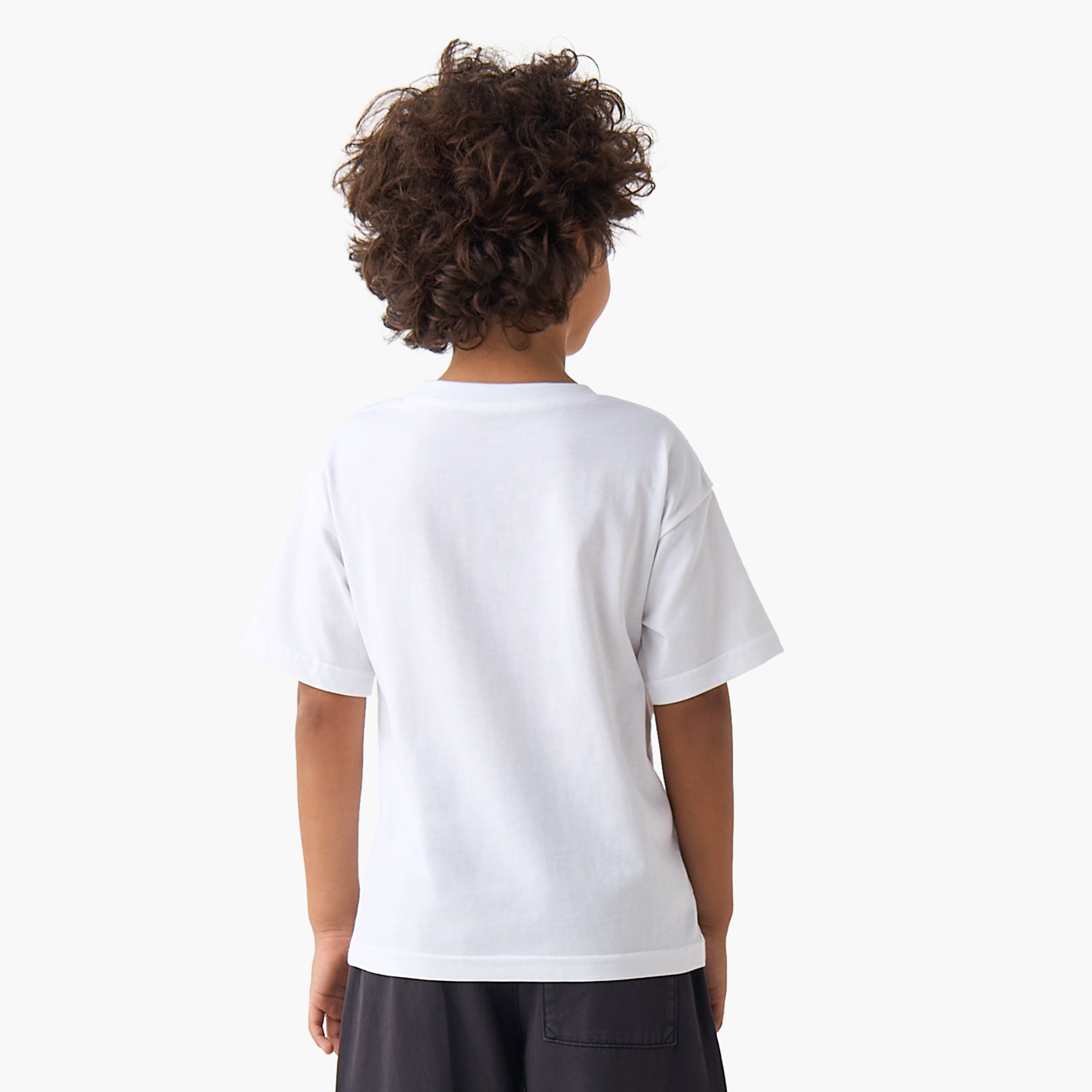 Pack of 3 Juniors Crew Neck Short Sleeves T-shirt with Chest Pocket-boys-clothing-tshirtsandpolos-image-5