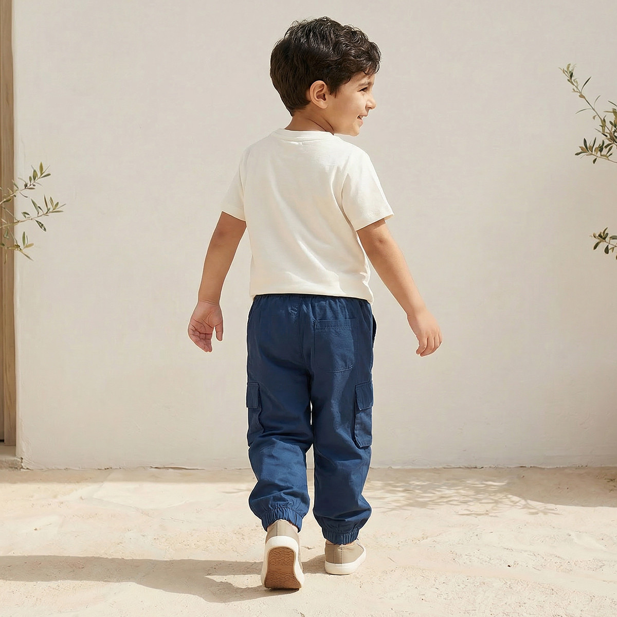 Juniors Crew Neck Short Sleeves T-shirt with Beach Print-boys-clothing-tshirtsandpolos-image-3