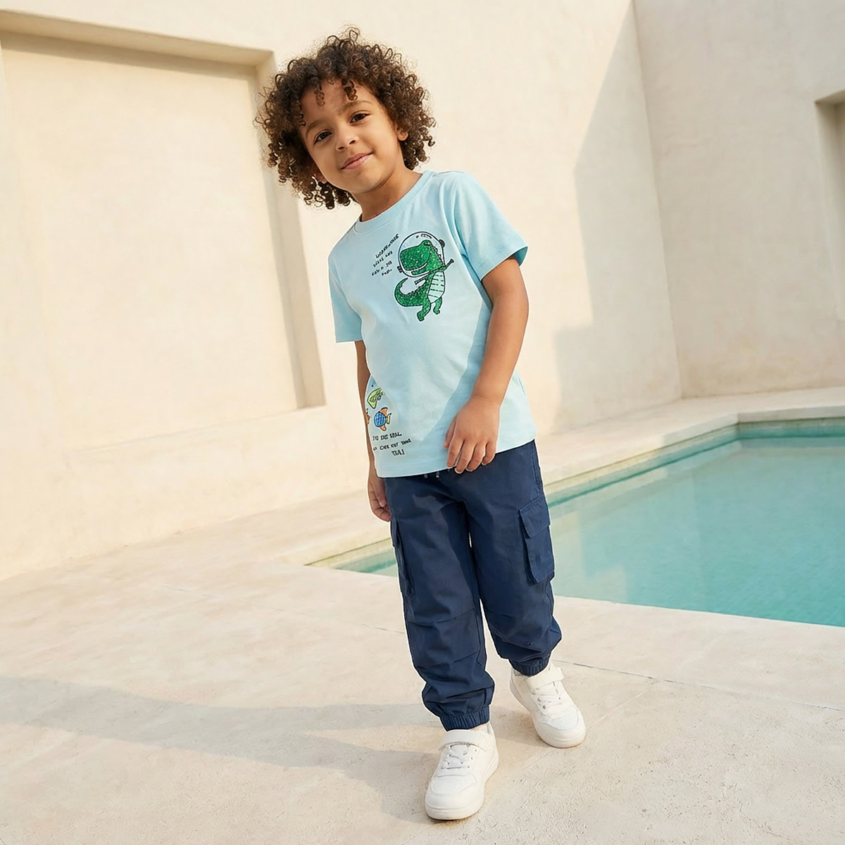 Juniors Crew Neck Short Sleeve T-shirt with Underwater Print-boys-clothing-tshirtsandpolos-image-5
