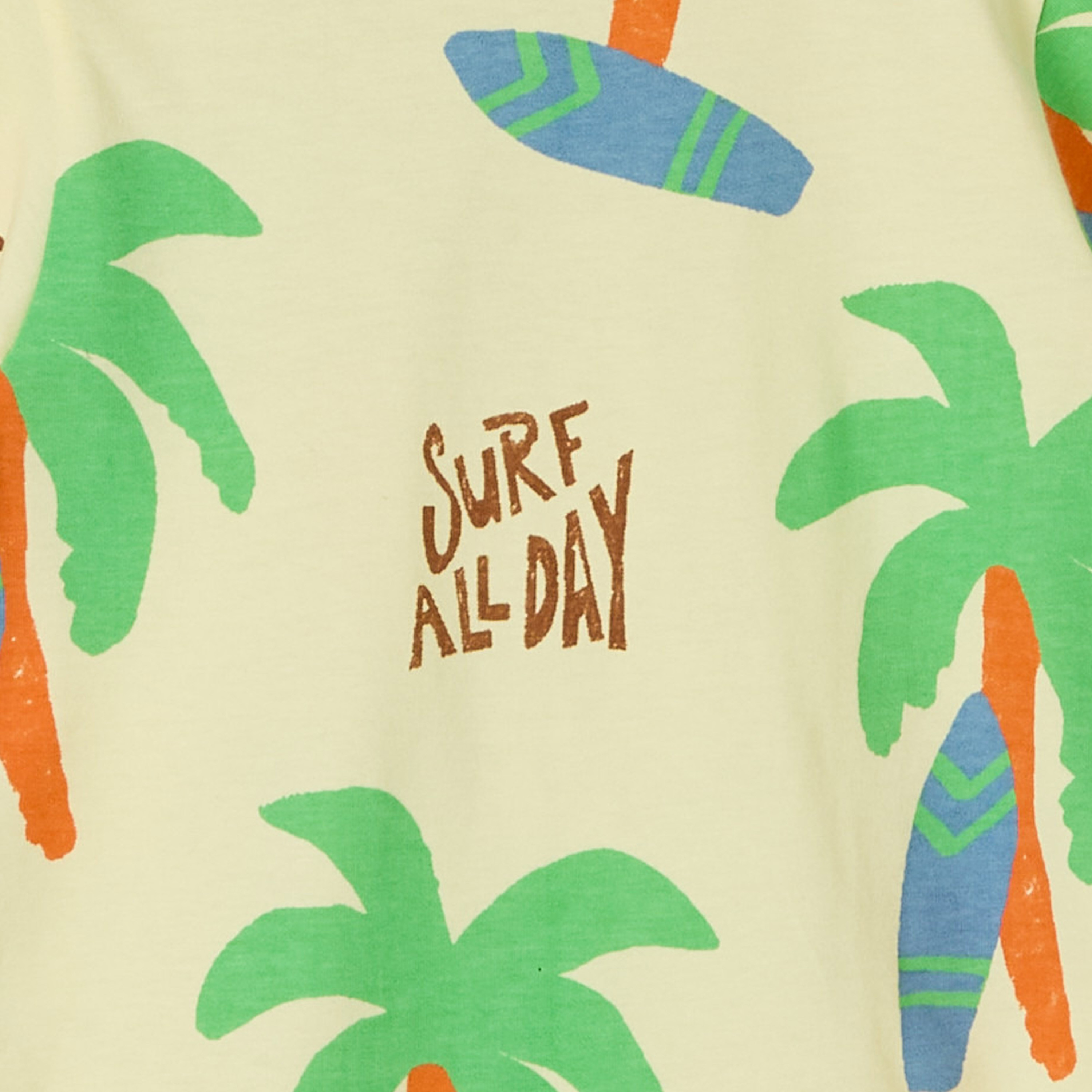 Juniors Crew Neck Short Sleeves T-shirt with Palm Tree Print-boys-clothing-tshirtsandpolos-image-4