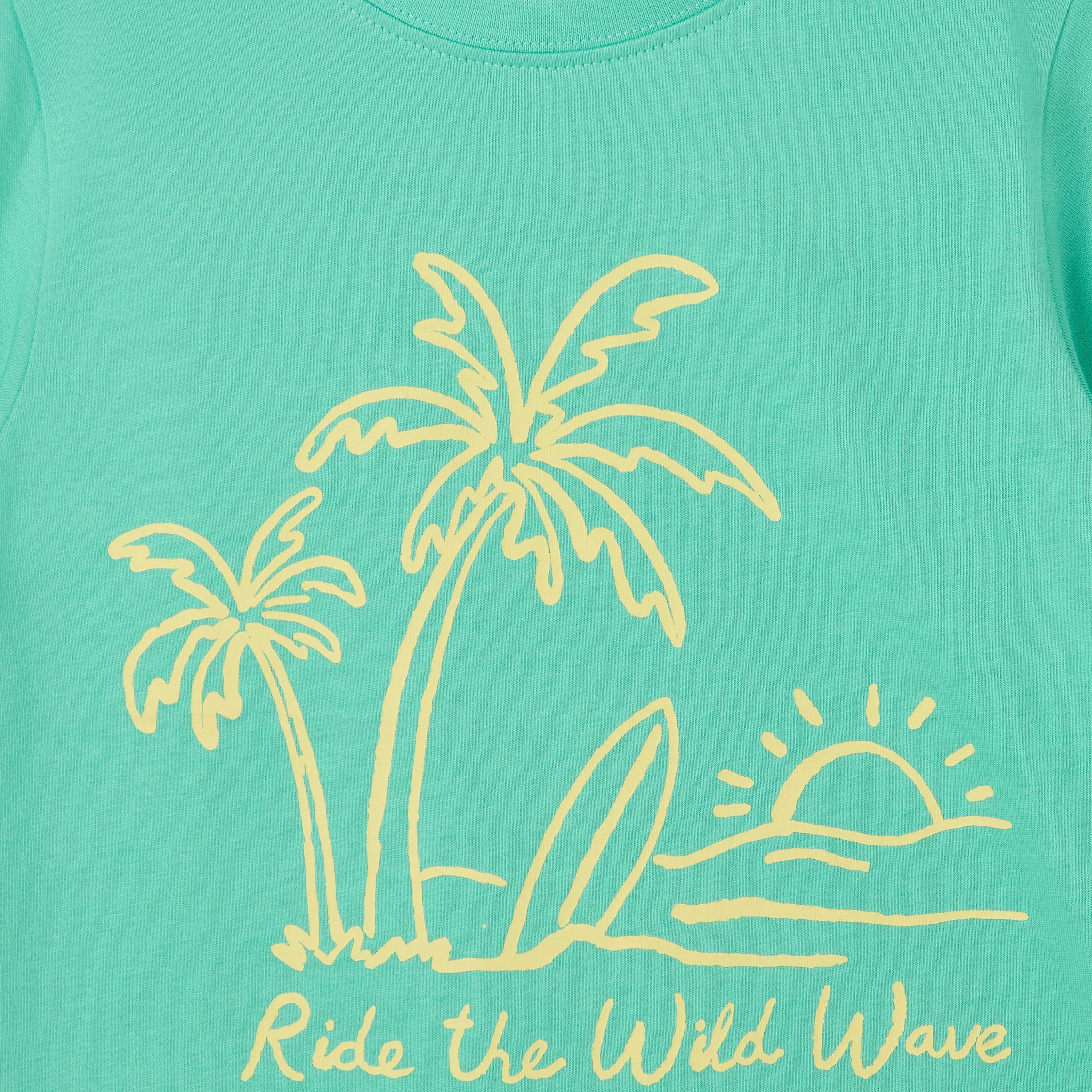 Juniors Crew Neck Short Sleeves T-shirt with Graphic Print-boys-clothing-tshirtsandpolos-image-4