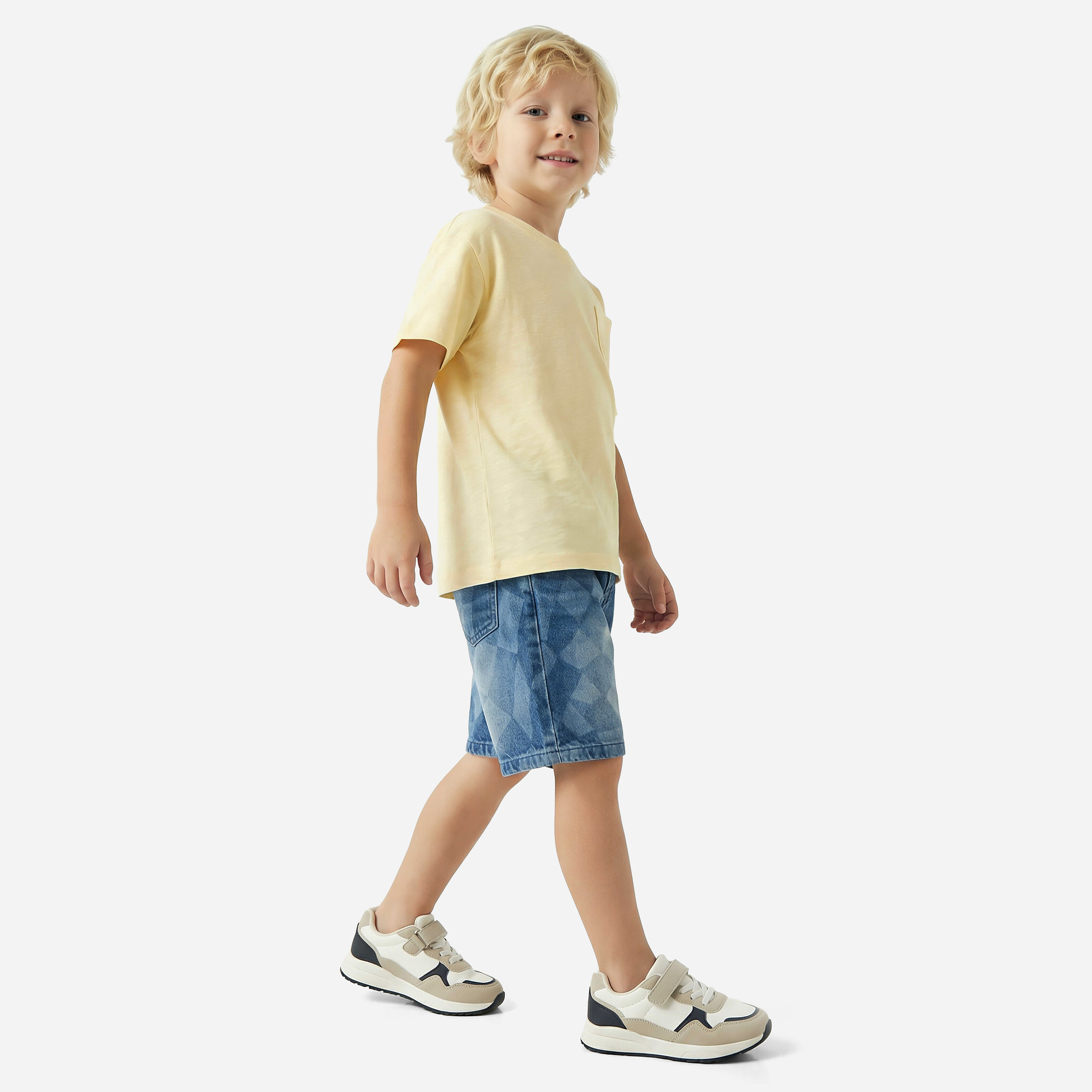Juniors Crew Neck Short Sleeves T-shirt with Chest Pocket-boys-clothing-tshirtsandpolos-image-5