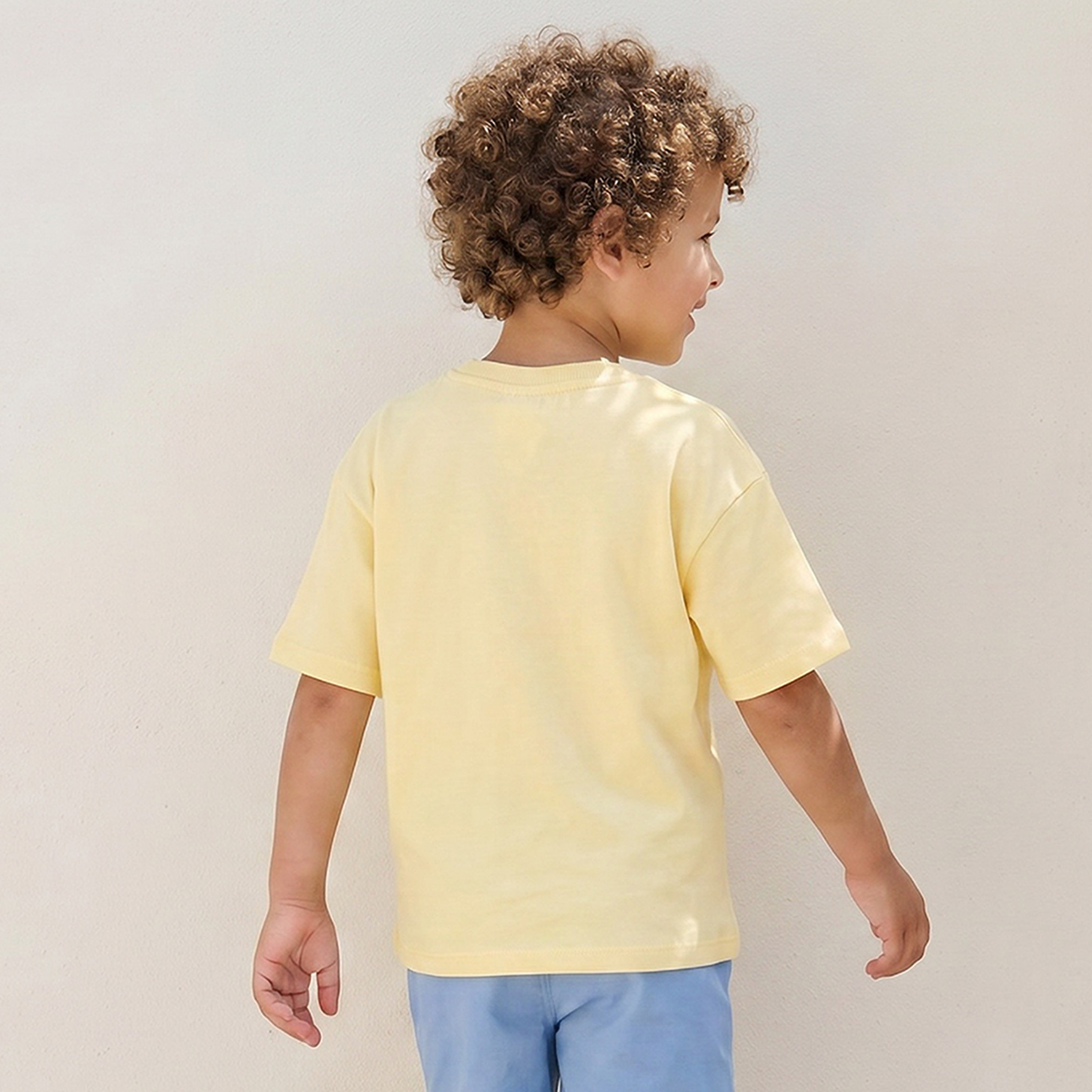 Juniors Crew Neck Short Sleeves T-shirt with Seagull Embossed Print-boys-clothing-tshirtsandpolos-image-3