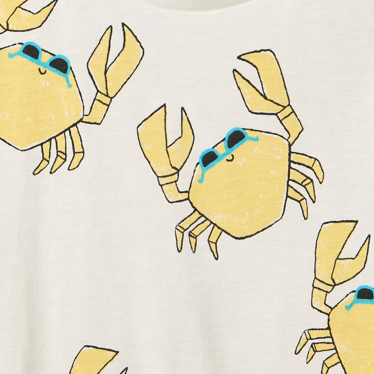 Juniors Crew Neck Short Sleeves T-shirt with Crab Print-boys-clothing-tshirtsandpolos-image-4