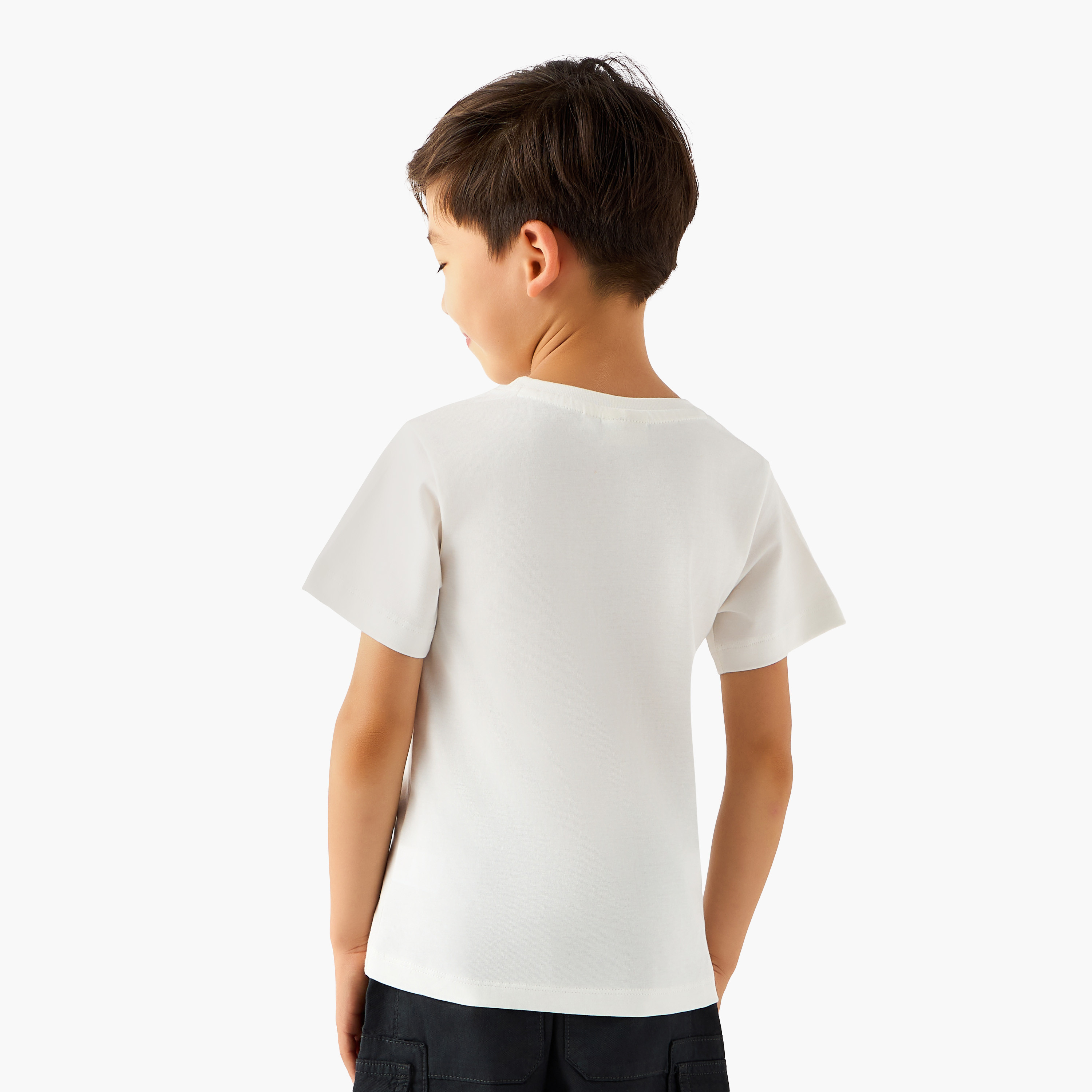 Juniors Crew Neck Short Sleeve T-shirt with Wild Animal Print-boys-clothing-tshirtsandpolos-image-3