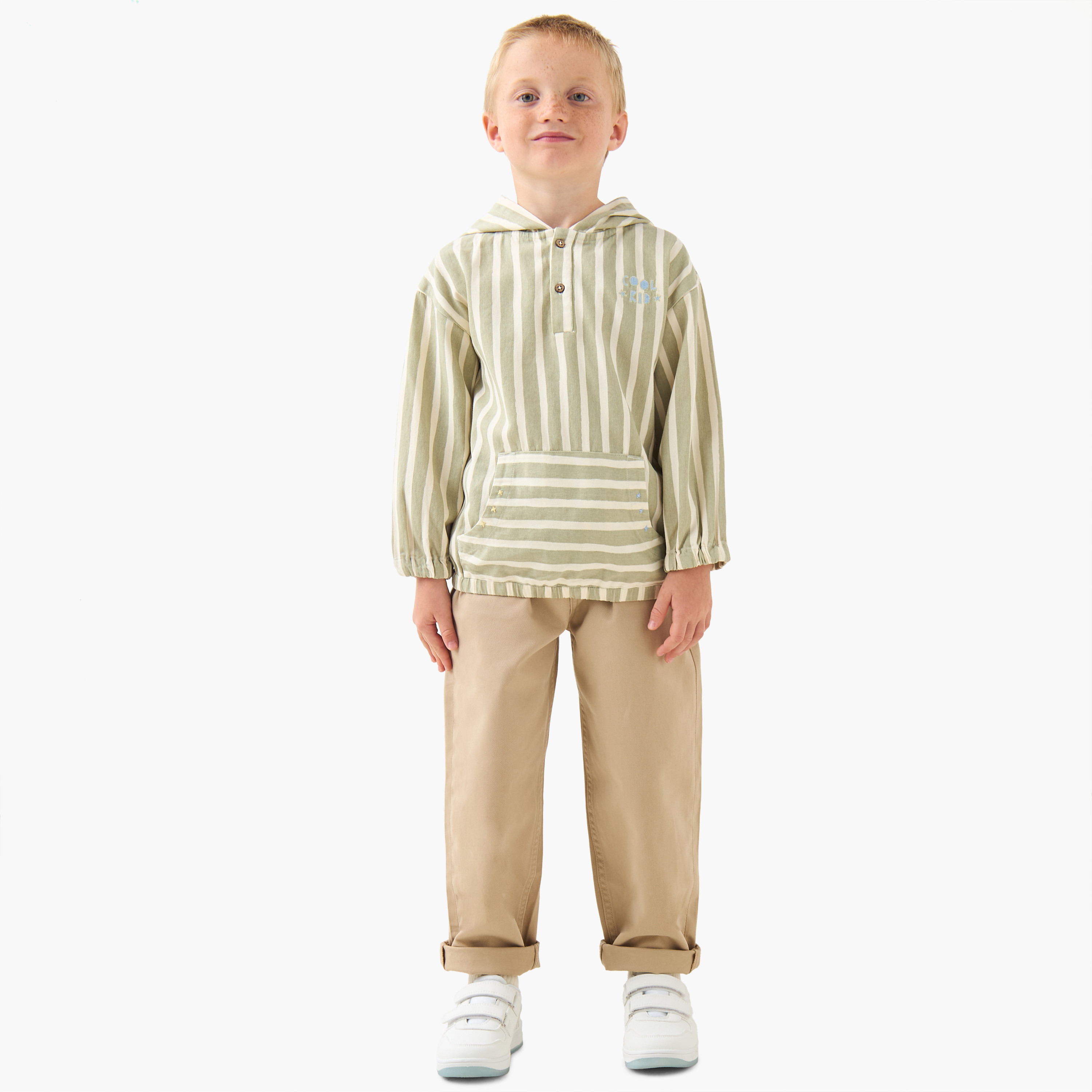Juniors Long Sleeves Shirt with Hood-boys-clothing-shirts-image-2
