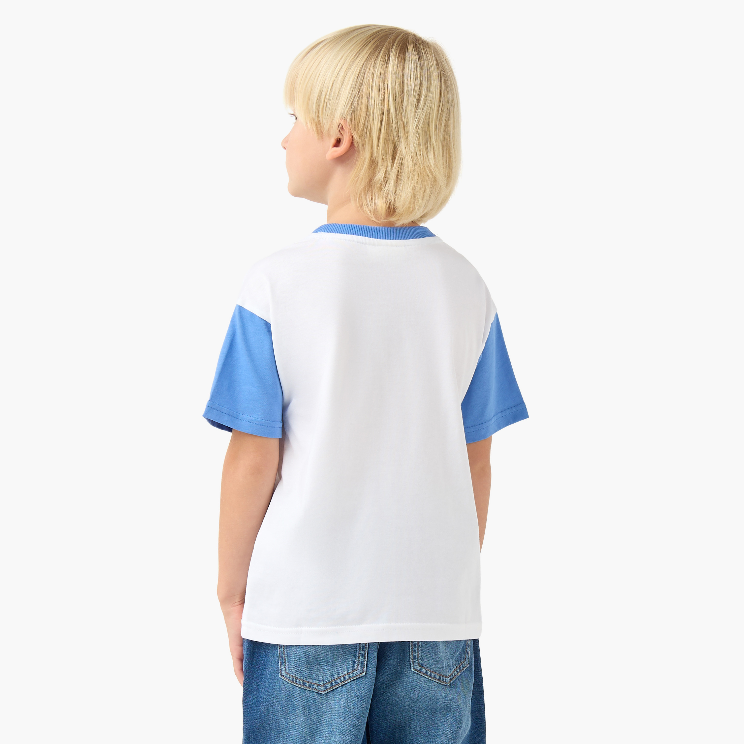 Pack of 2 Juniors Short Sleeve T-shirt with Print-boys-clothing-tshirtsandpolos-image-4