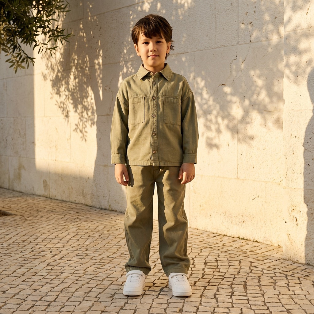 Juniors Long Sleeve Shirt with Pockets-boys-clothing-shirts-image-2