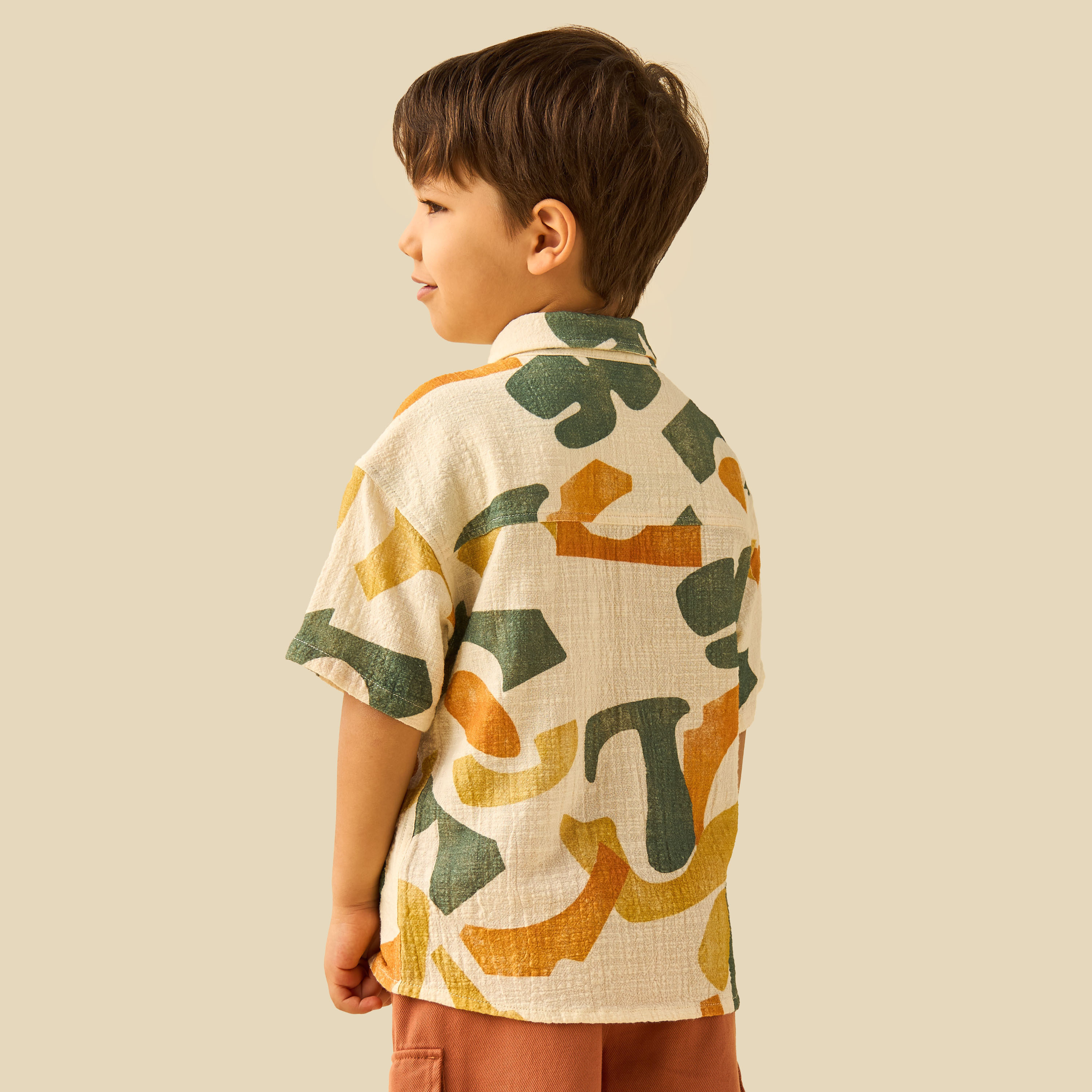 Juniors Short Sleeves Shirt with Print-boys-clothing-shirts-image-3