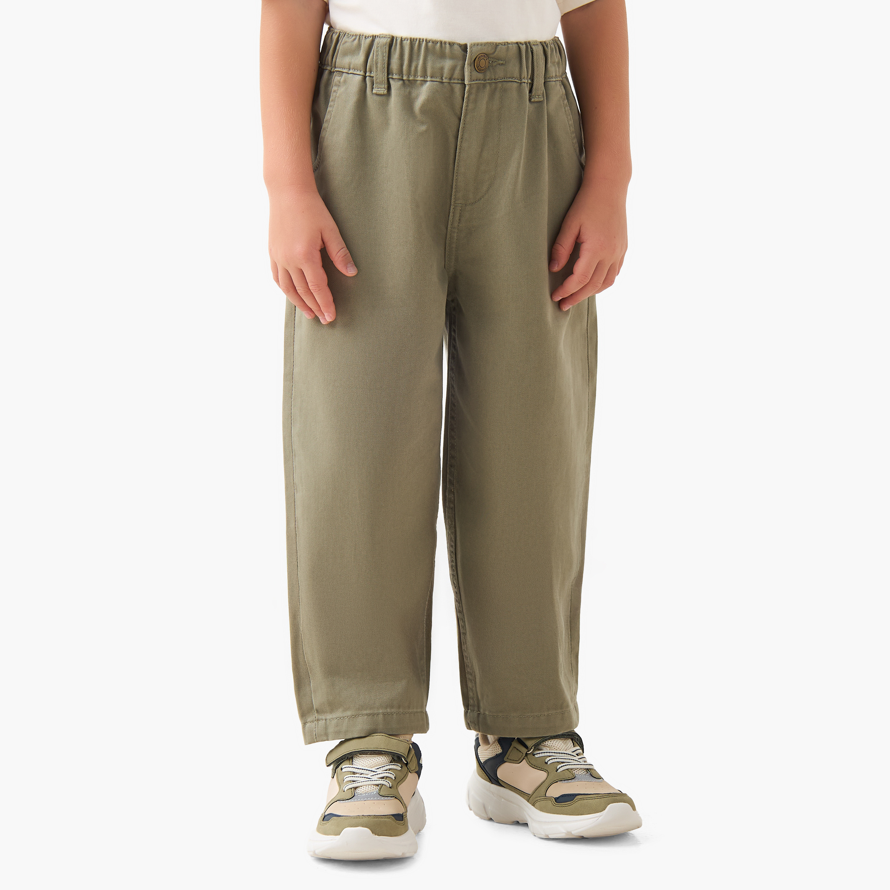 بنطلون بقصّة فضفاضة وخصر مطاطي من جونيورز-boys-clothing-bottoms-trousers-image-5