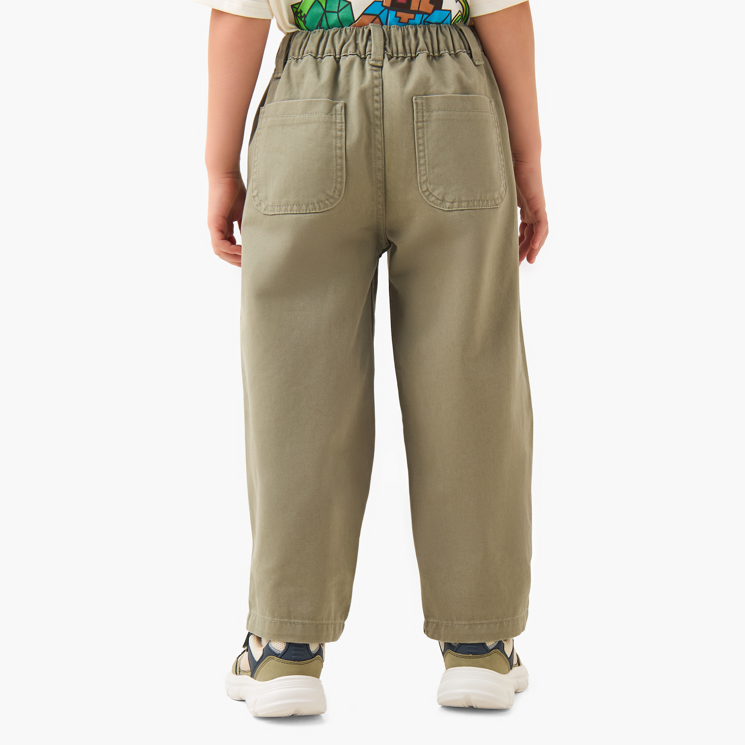 بنطلون بقصّة فضفاضة وخصر مطاطي من جونيورز-boys-clothing-bottoms-trousers-image-3