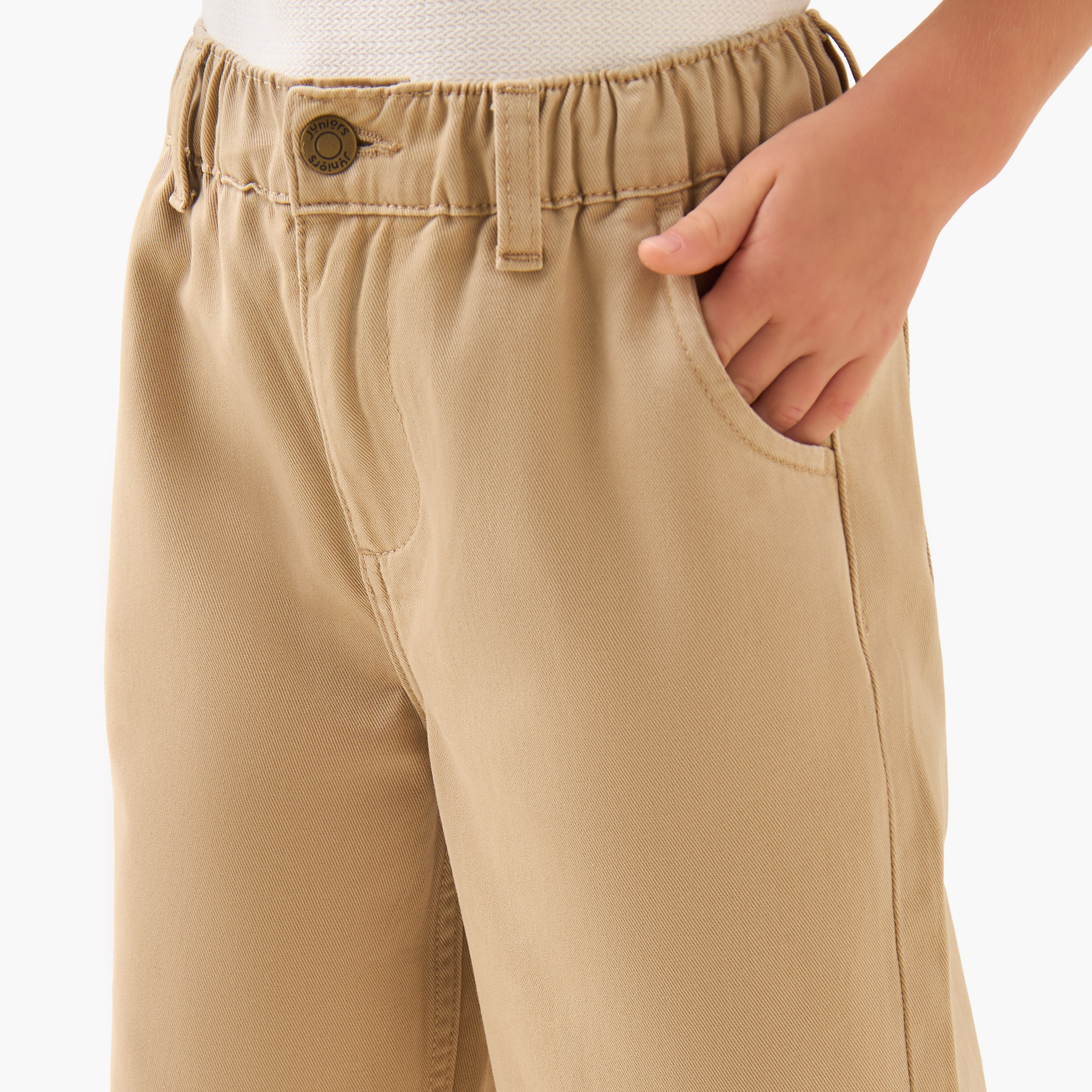 بنطلون بقصّة فضفاضة وخصر مطاطي من جونيورز-boys-clothing-bottoms-trousers-image-2