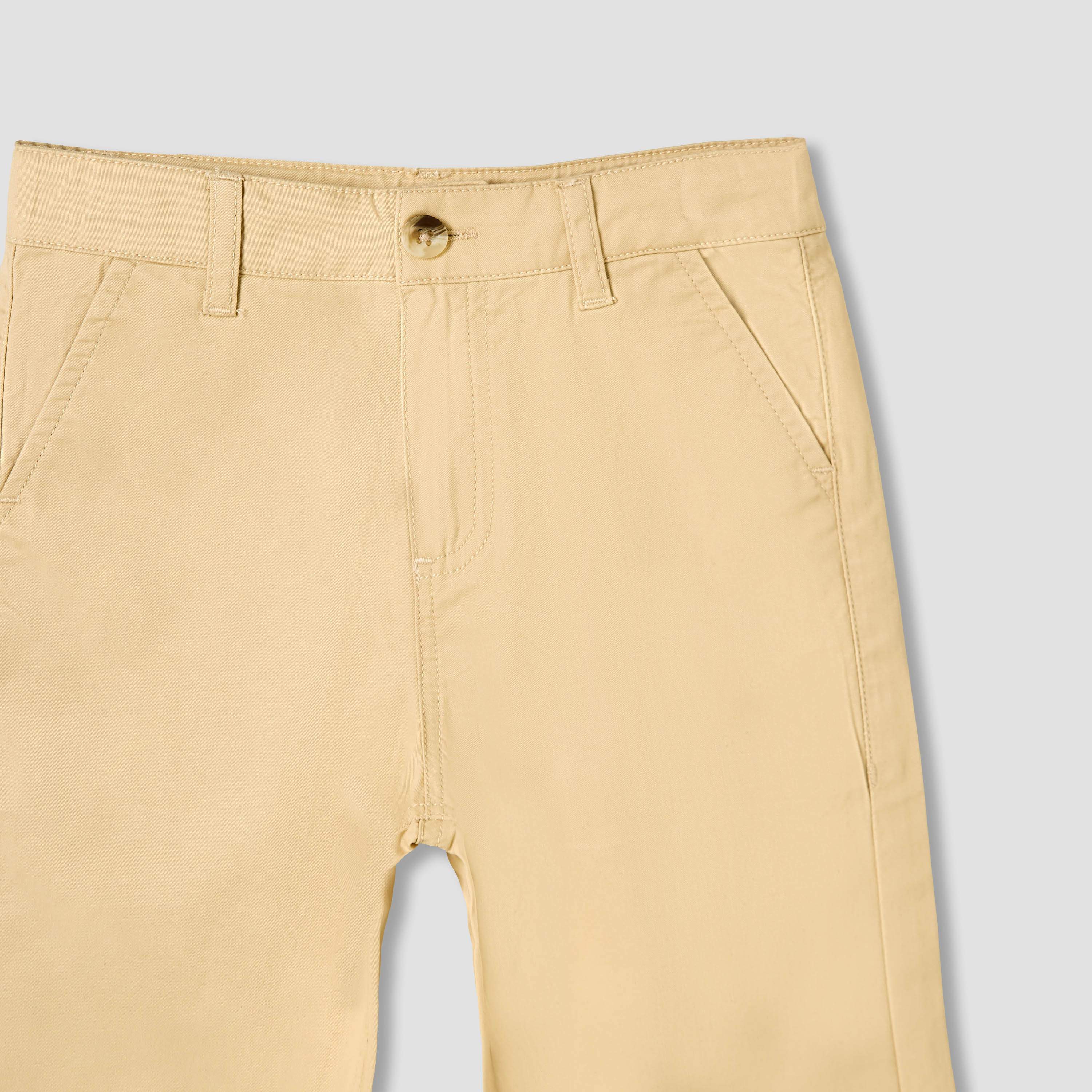 Juniors Button Waist Trousers with Pockets-boys-clothing-bottoms-trousers-image-4