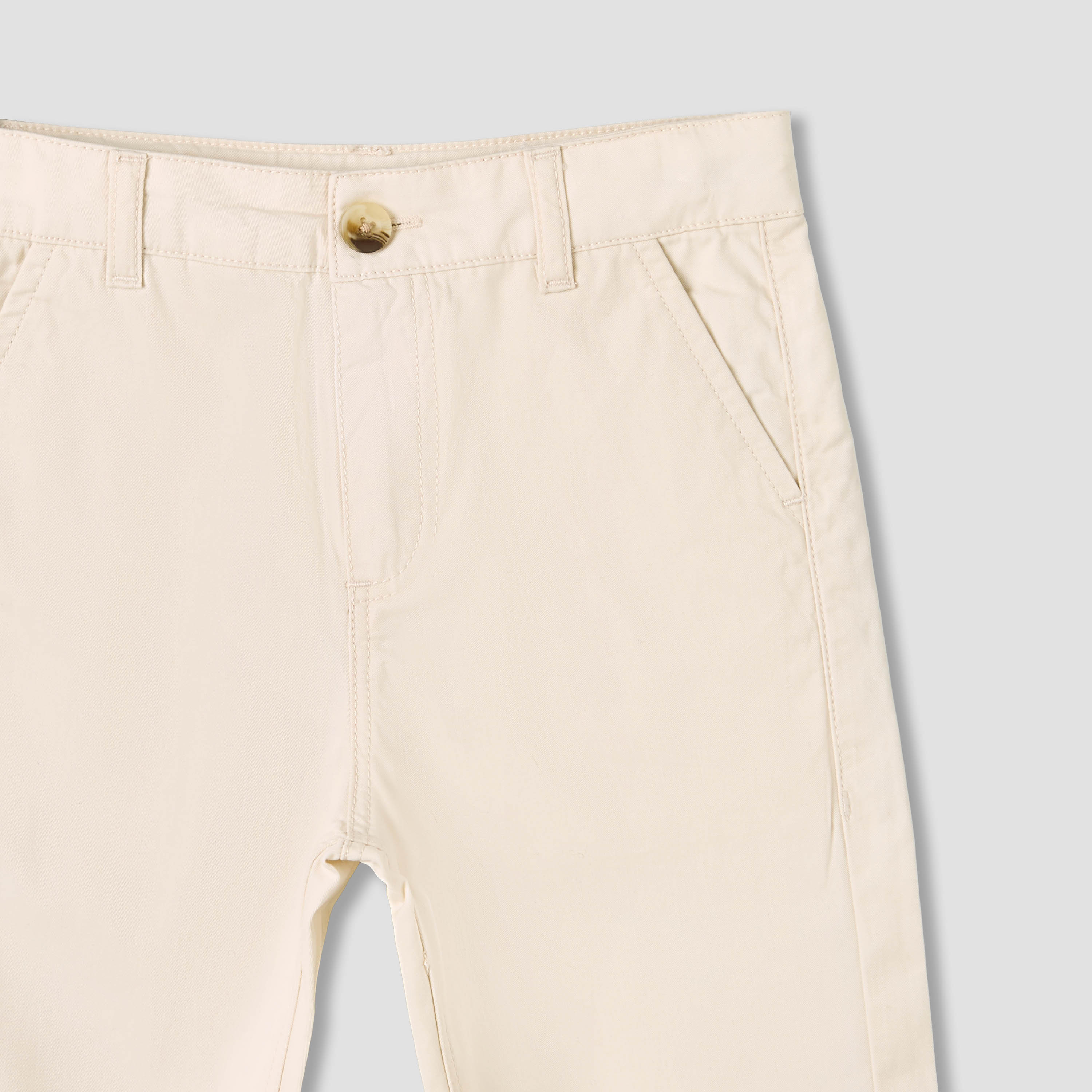 Juniors Button Waist Trousers with Pockets-boys-clothing-bottoms-trousers-image-4