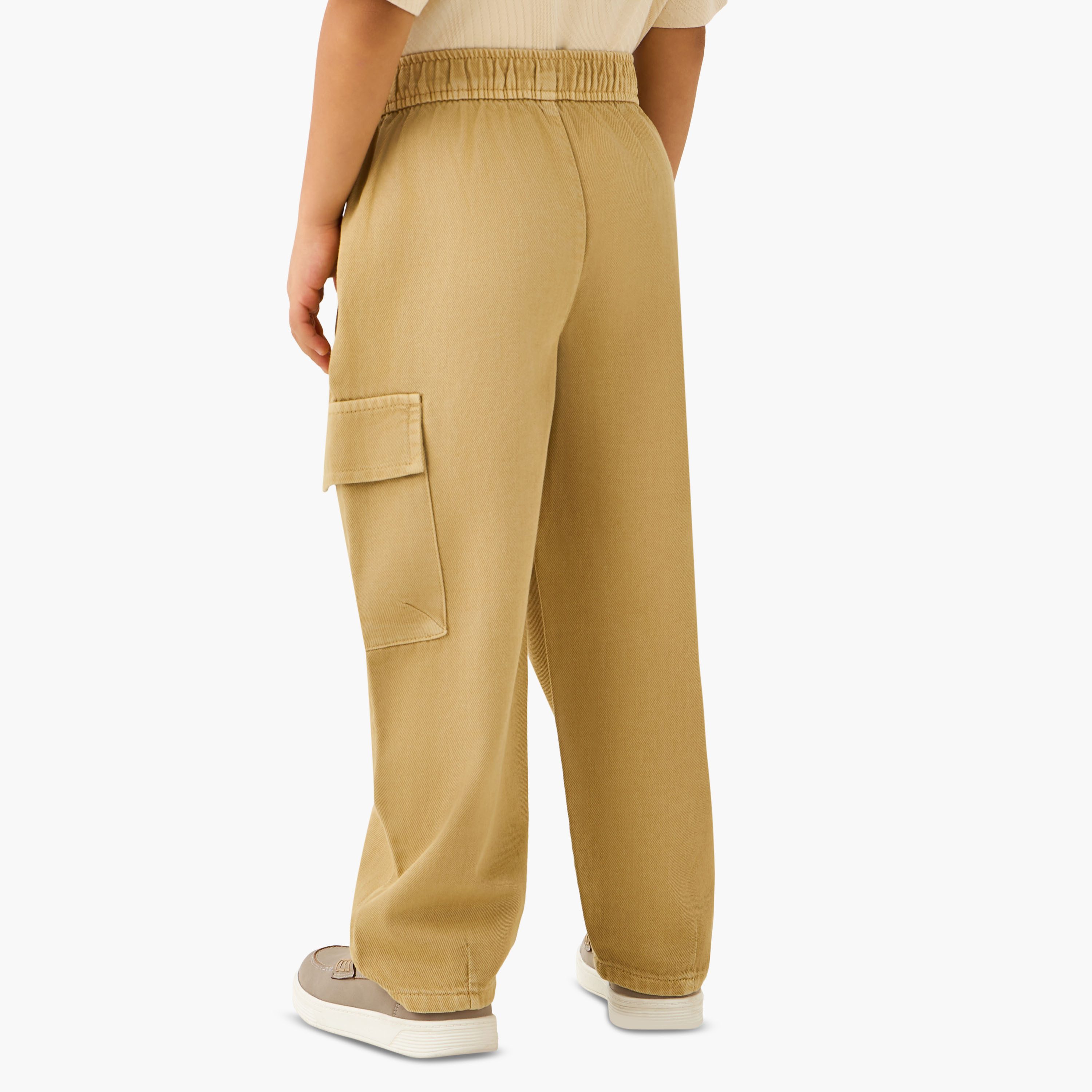Juniors Trousers with Pockets, Buttoned Waist-boys-clothing-bottoms-trousers-image-5