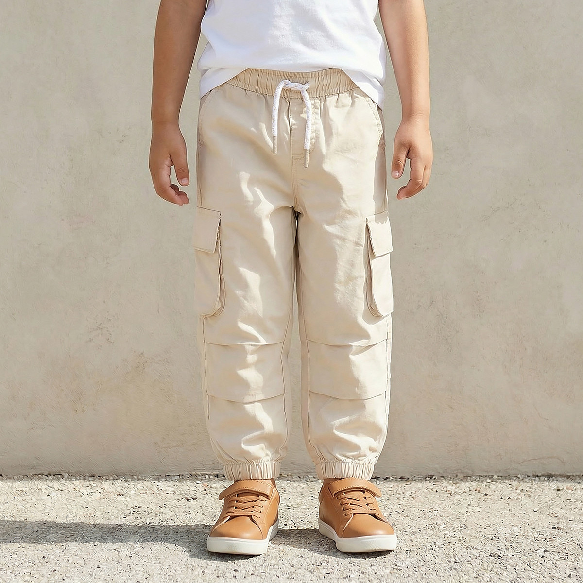 Juniors Trousers with Pockets, Drawstring Waist-boys-clothing-bottoms-trousers-image-1