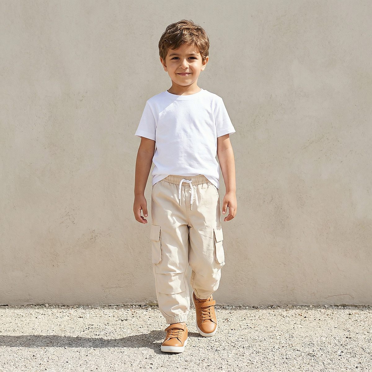 Juniors Trousers with Pockets, Drawstring Waist-boys-clothing-bottoms-trousers-image-2